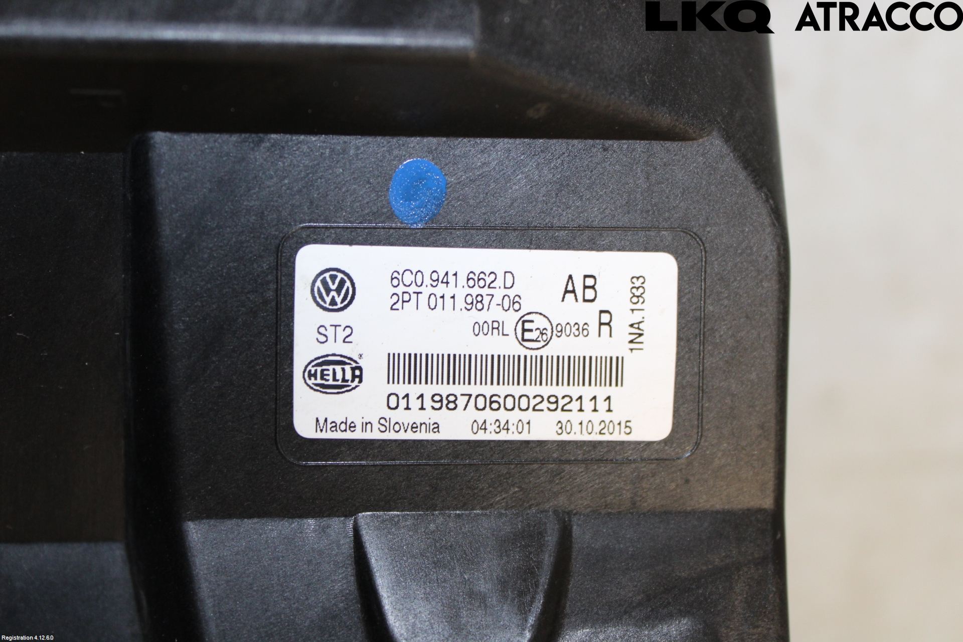 Volkswagen VW POLO 10-17 Dimljus-Varselljus Fram