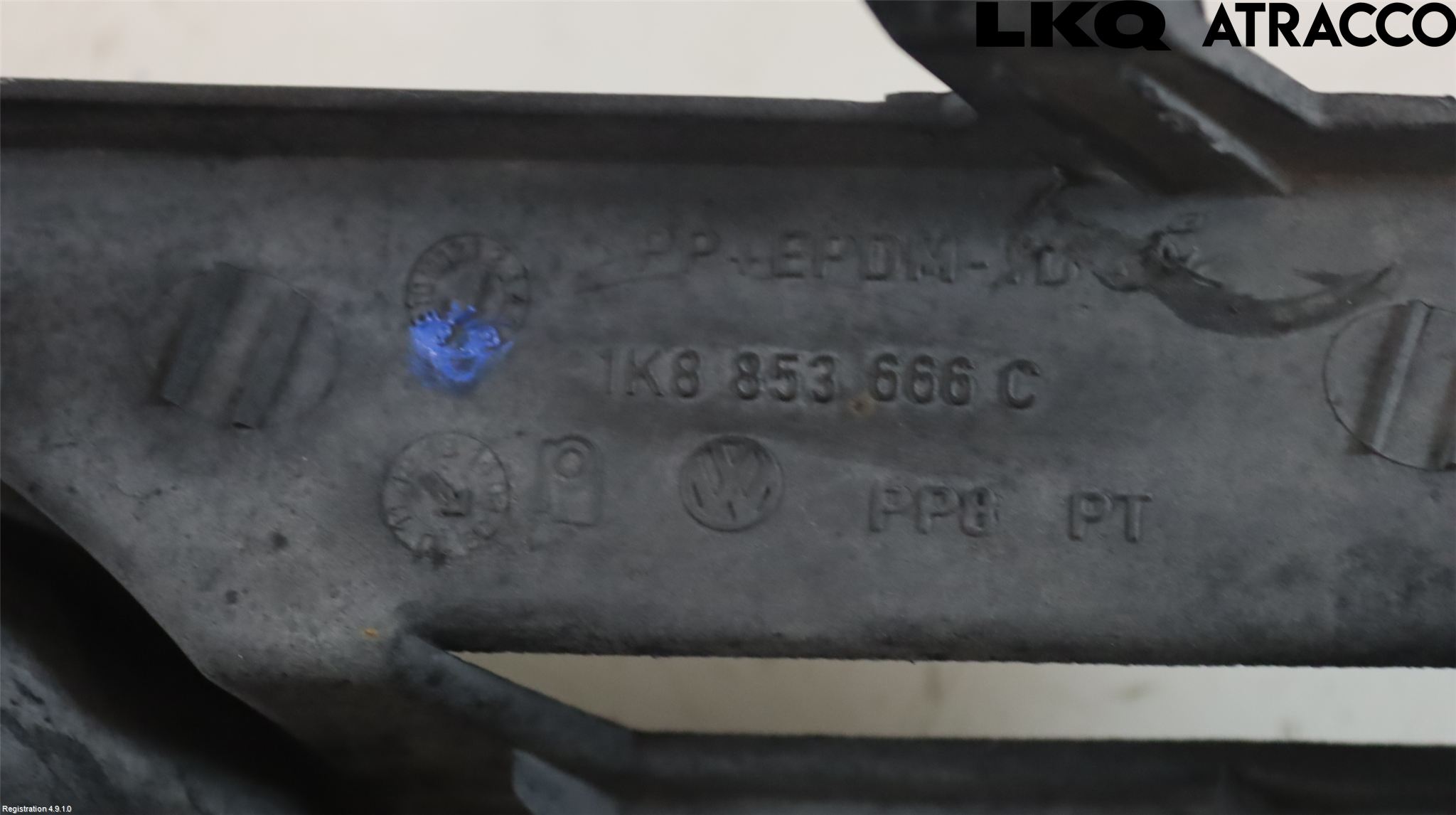 Volkswagen VW SCIROCCO 09-17 Dimljussarg Fram