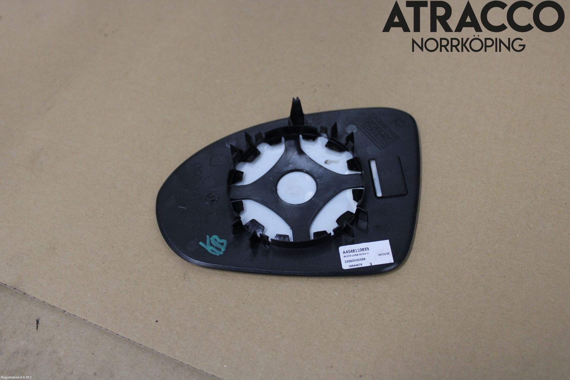 Smart FORFOUR 04-06 Spegelglas Hö