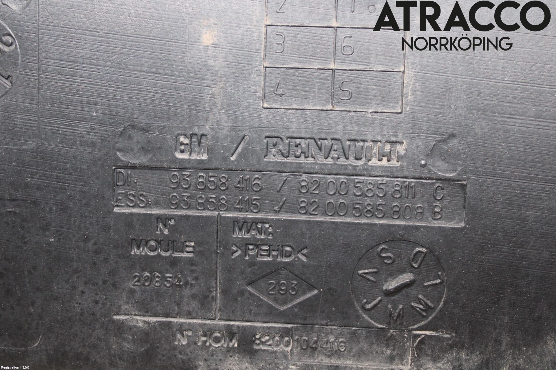 Opel VIVARO 01-14 Bränsletank Diesel