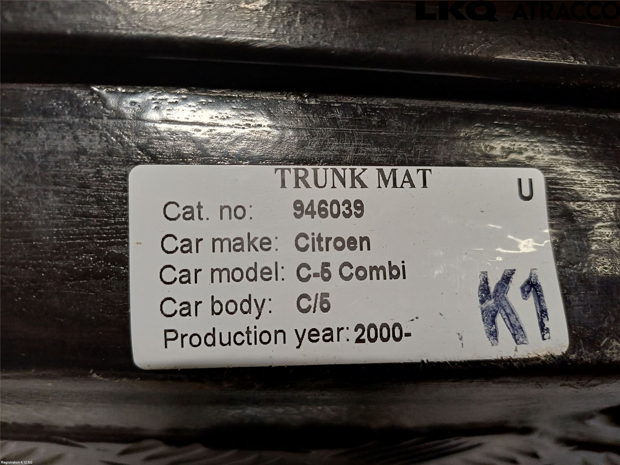 Citroen C5     05-08 Lastmatta-Skydd