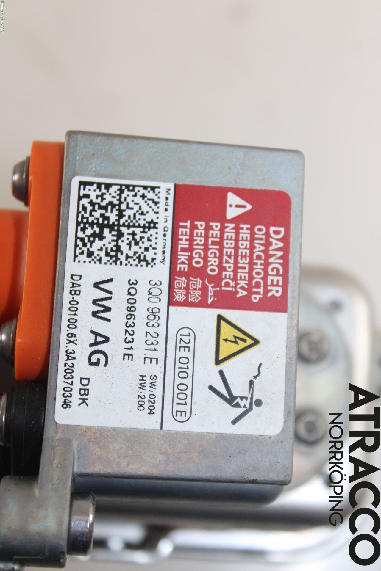 Audi E-TRON, S GE 19- Motorvärmare Värmekropp