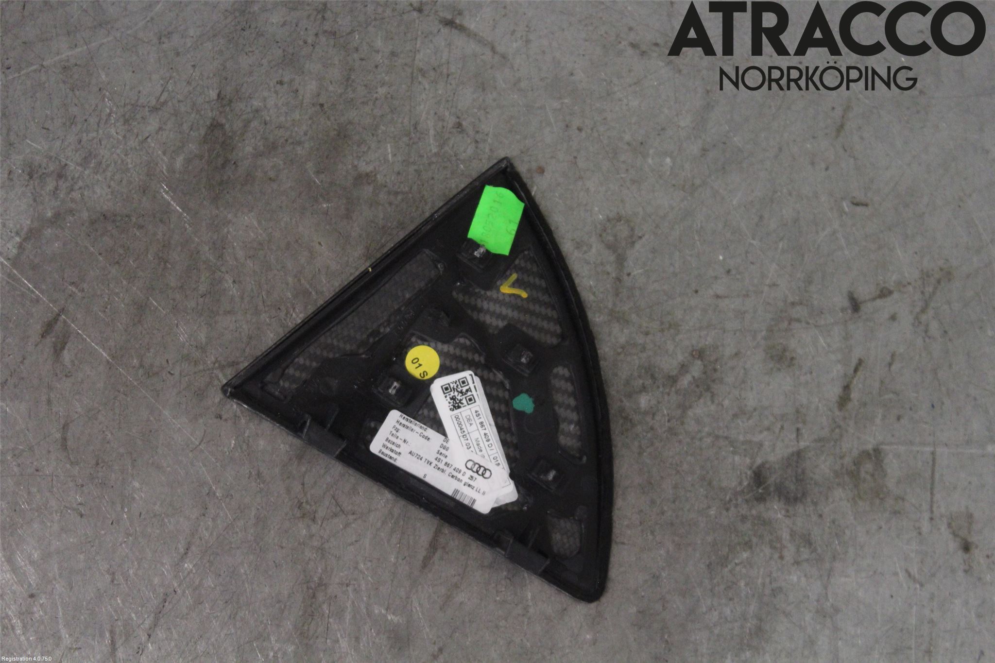 Audi R8 Dörrklädsel Inlägg-List Vä