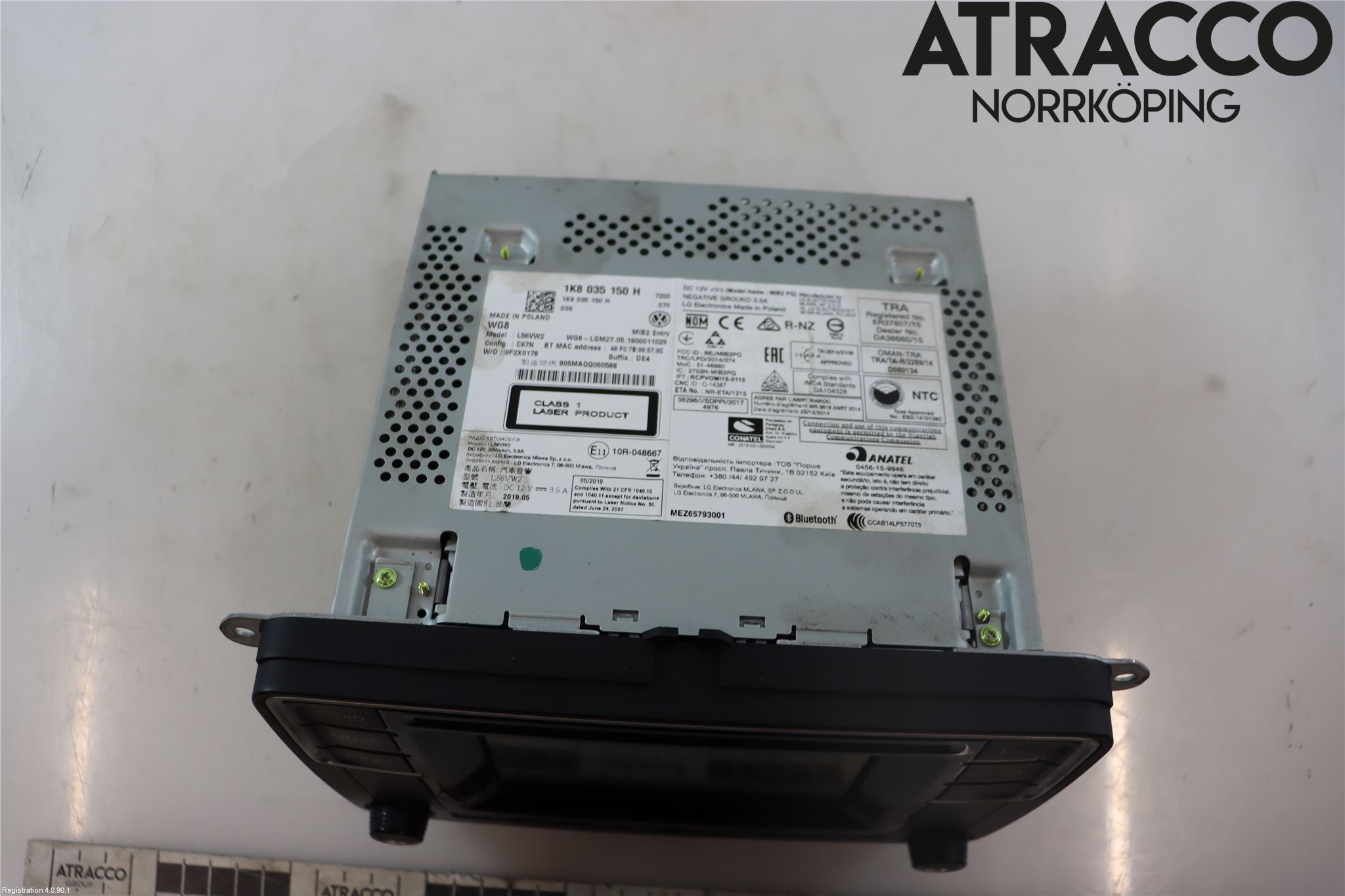 Volkswagen VW TRANSP/CARAVELLE (T6) 16-22 Cd Radio - Multimediapanel