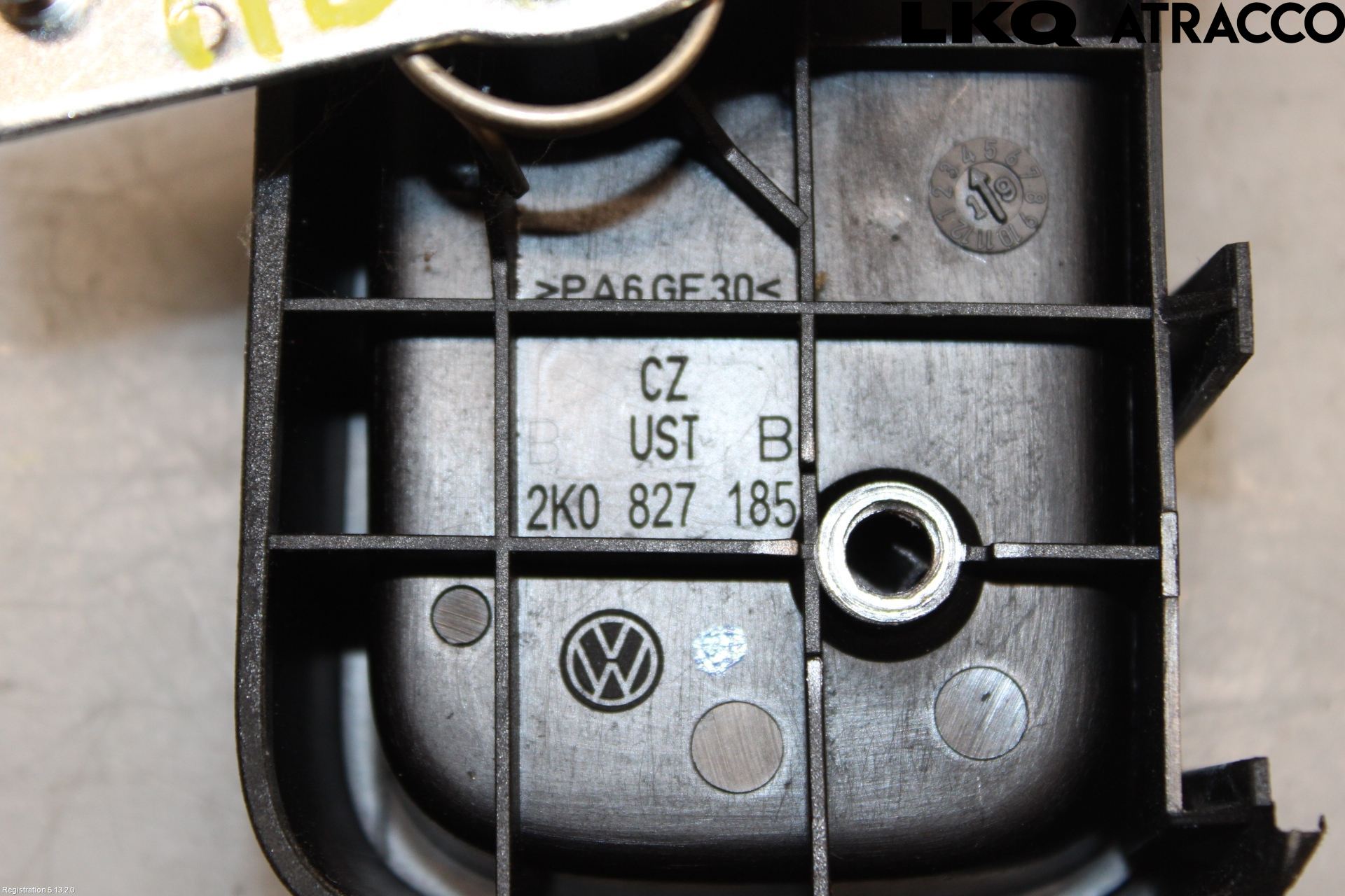 Volkswagen VW CADDY 16-20 Bakluckehandtag Inre