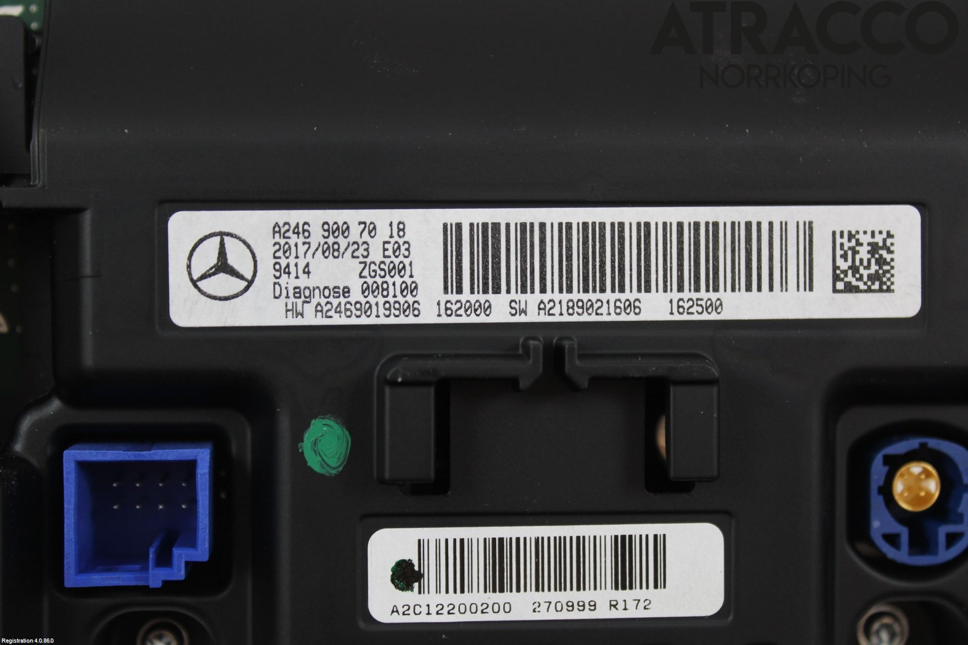 Mercedes-Benz MB B-KLASS (W246/W242) 12-19 Bildskärm