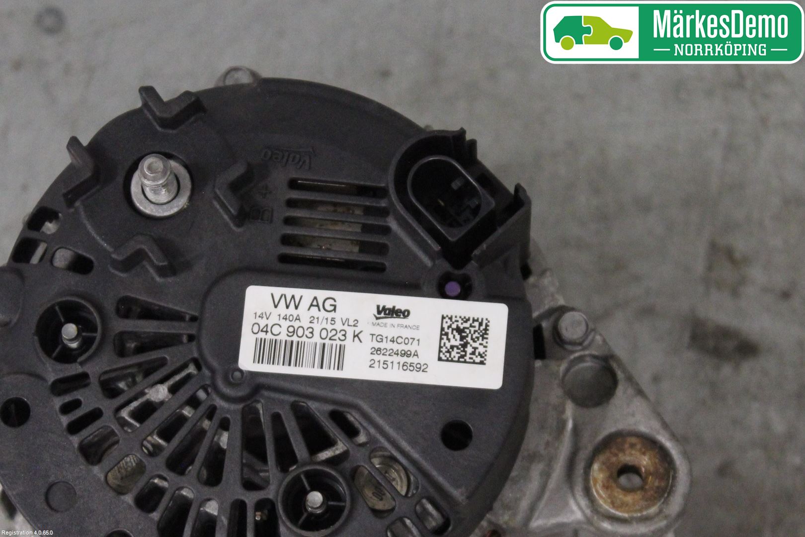 Volkswagen VW GOLF / E-GOLF VII 13-20 Generator