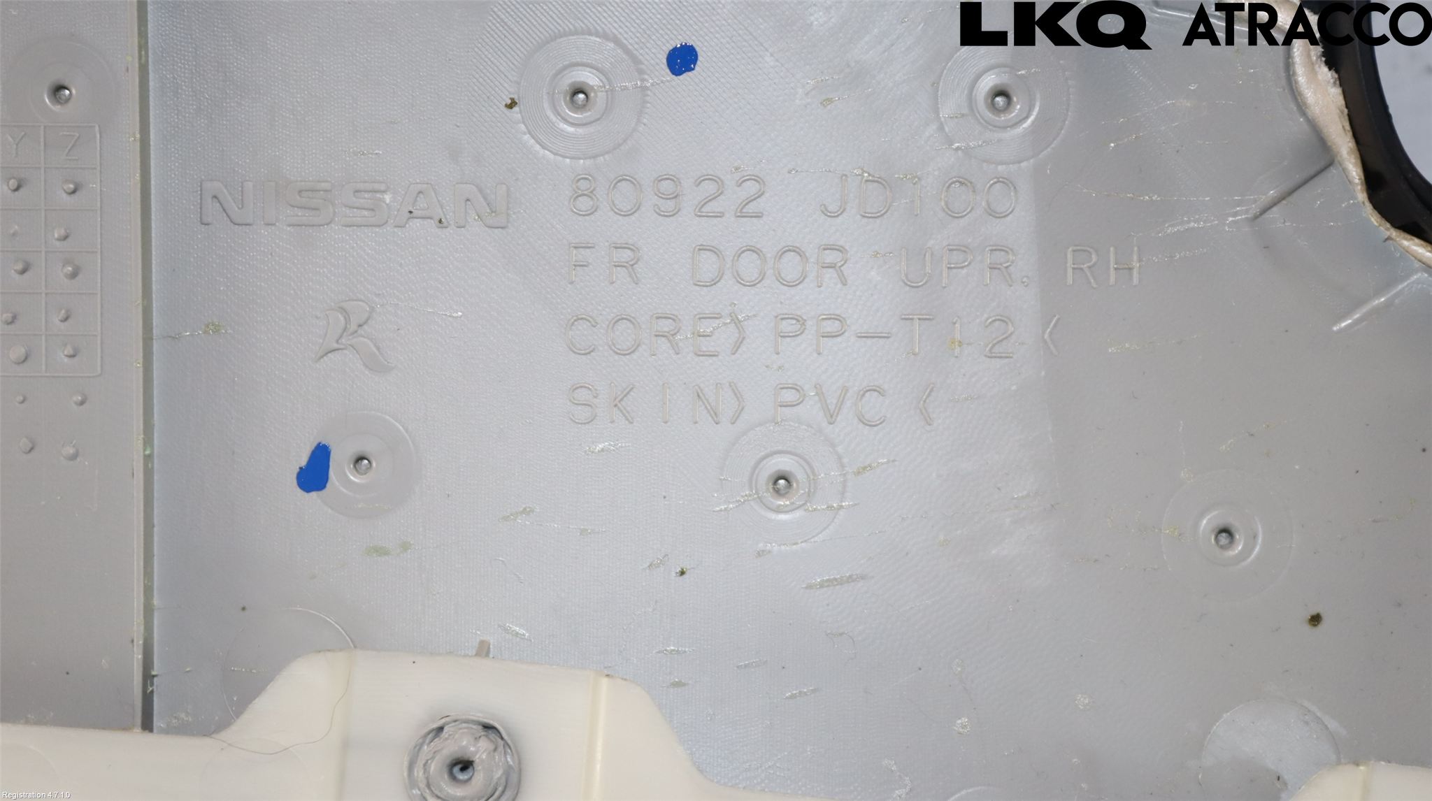 Nissan QASHQAI 10-14 Dörrklädsel Hö