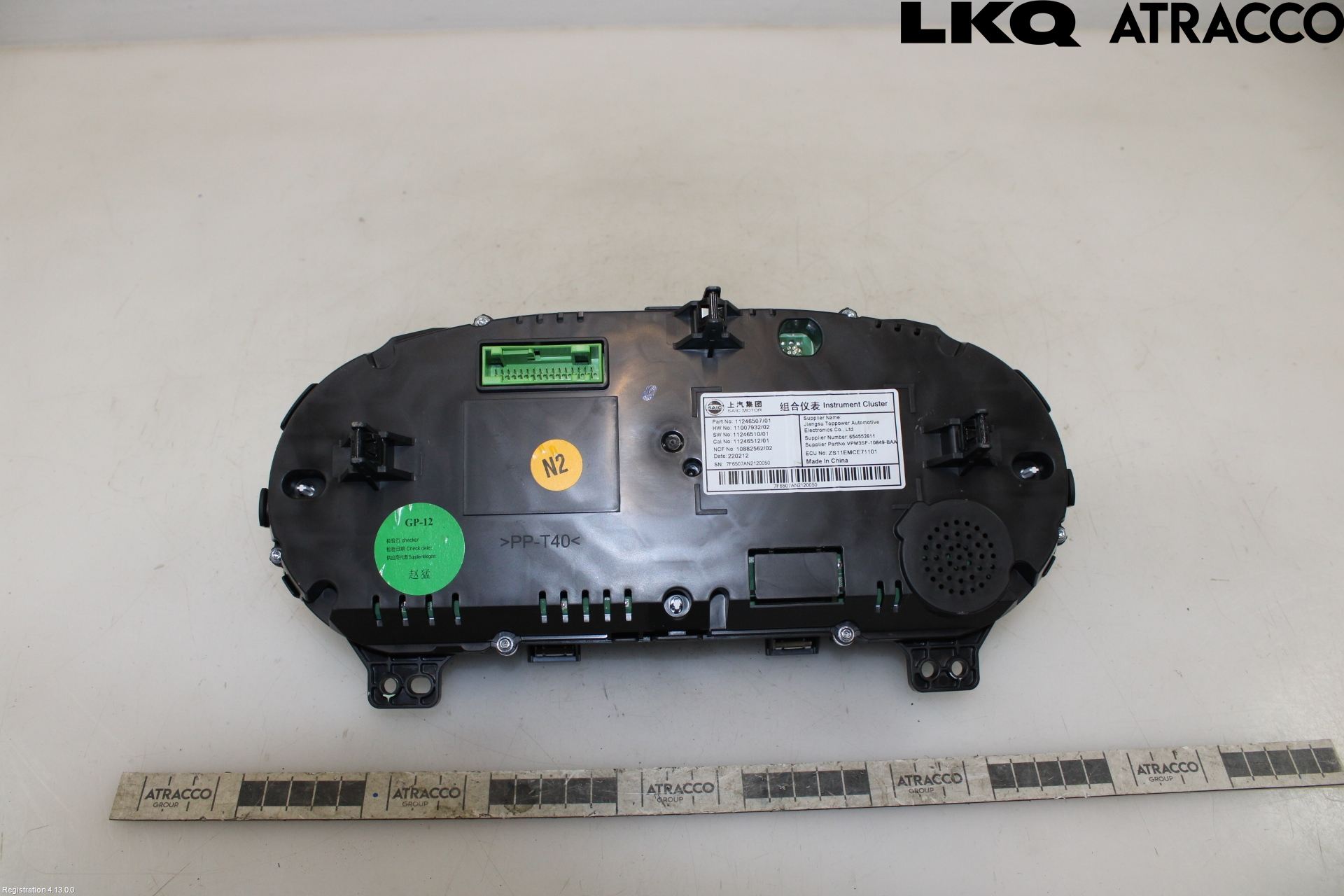 MG ZS EV 20- Instrument Komb