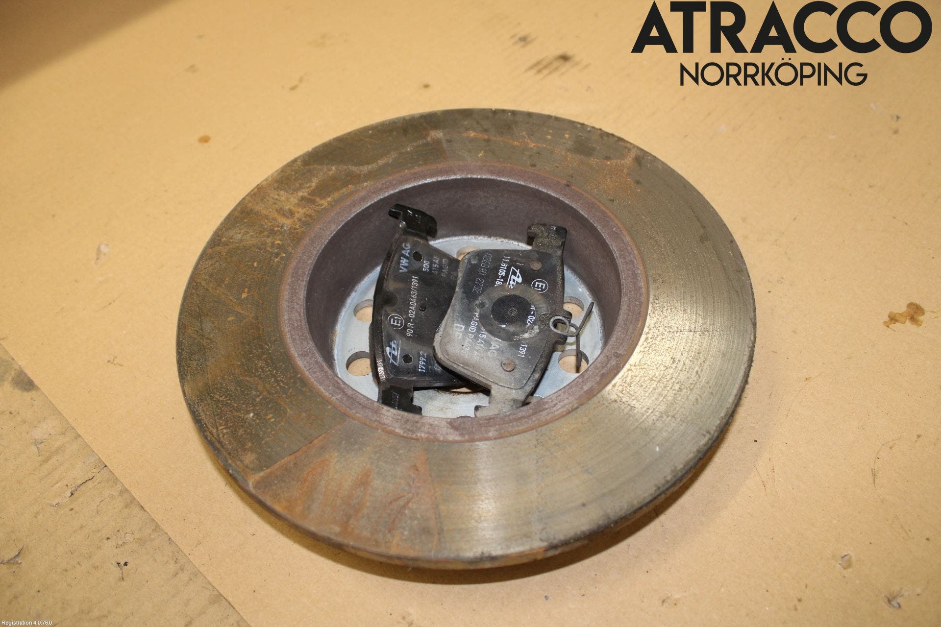 Volkswagen VW TOURAN 16- Bromsskiva Bak