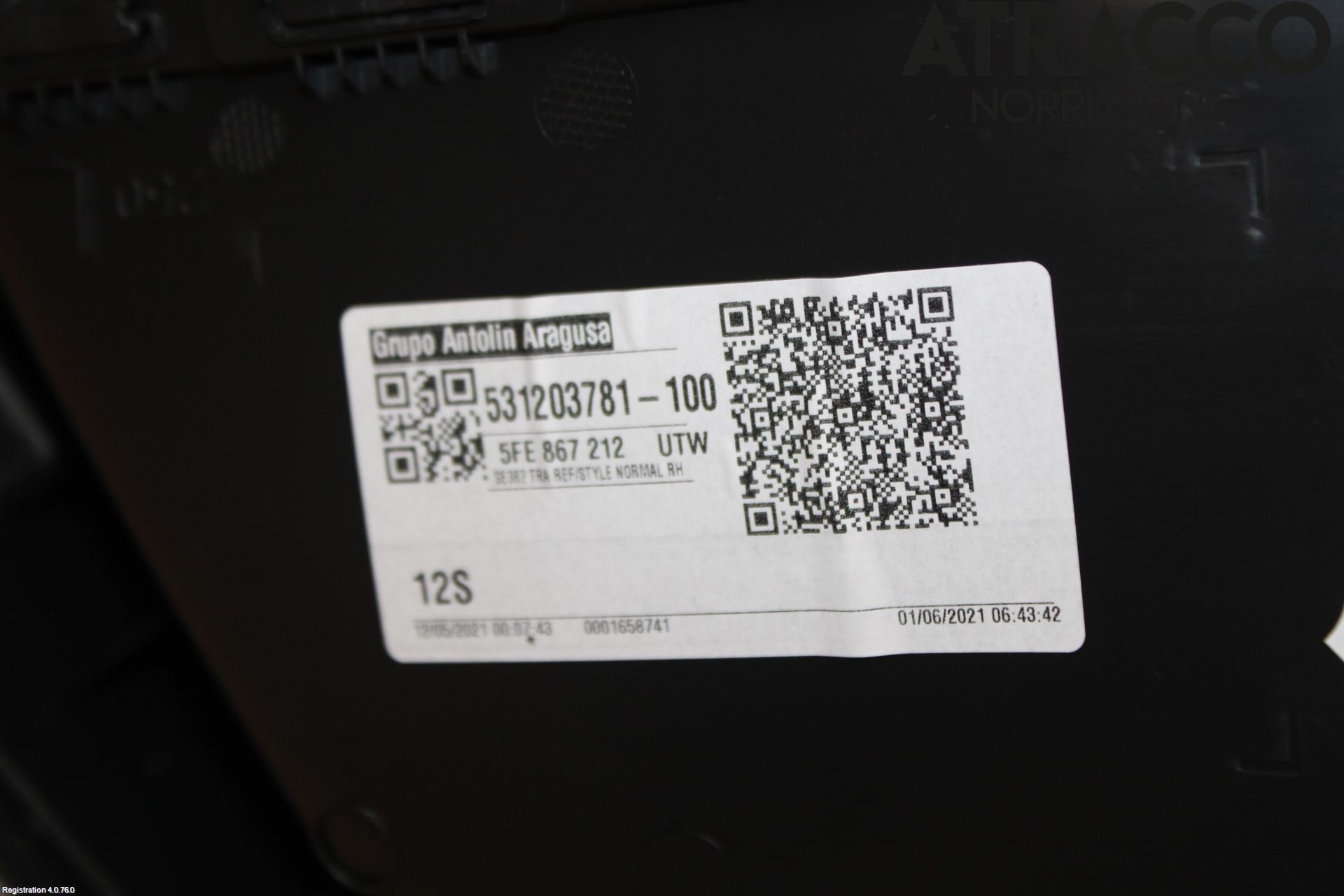 Seat LEON 20- Dörrklädsel Hö