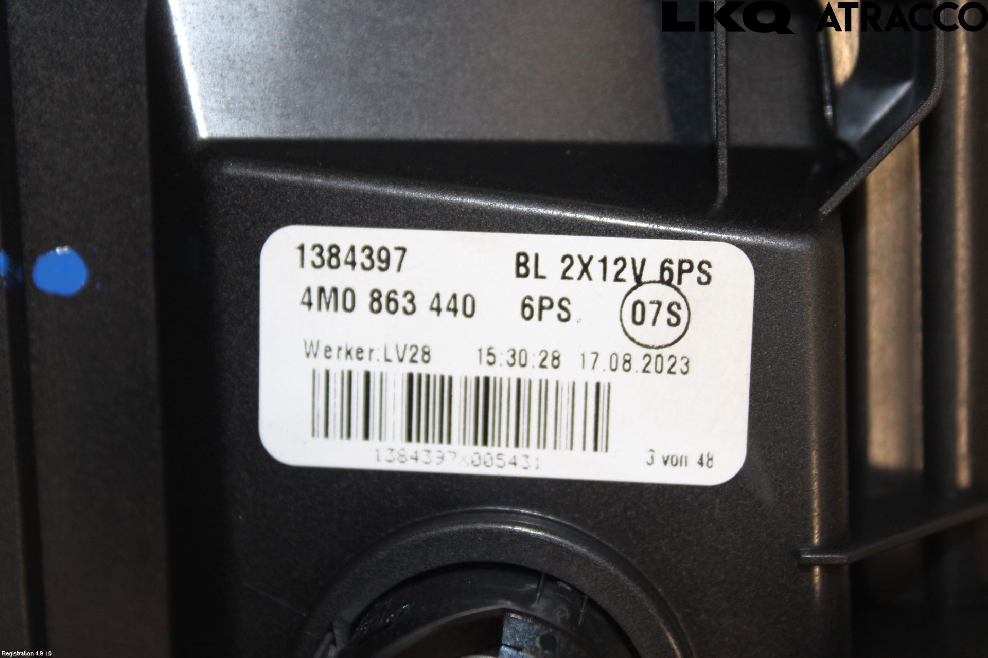 Audi Q7/SQ7 Instrumentkonsoll Mitt