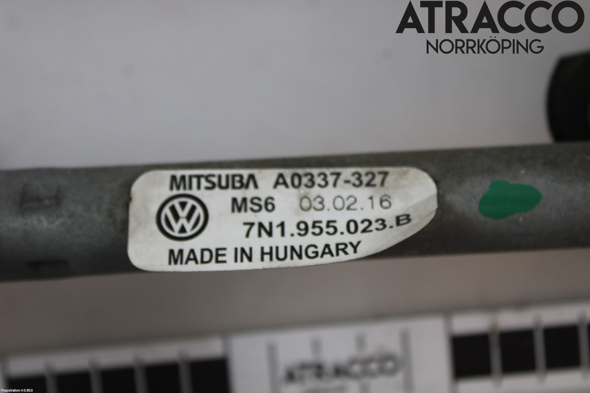 Volkswagen VW SHARAN 11- Torkarmekanism Vindruta