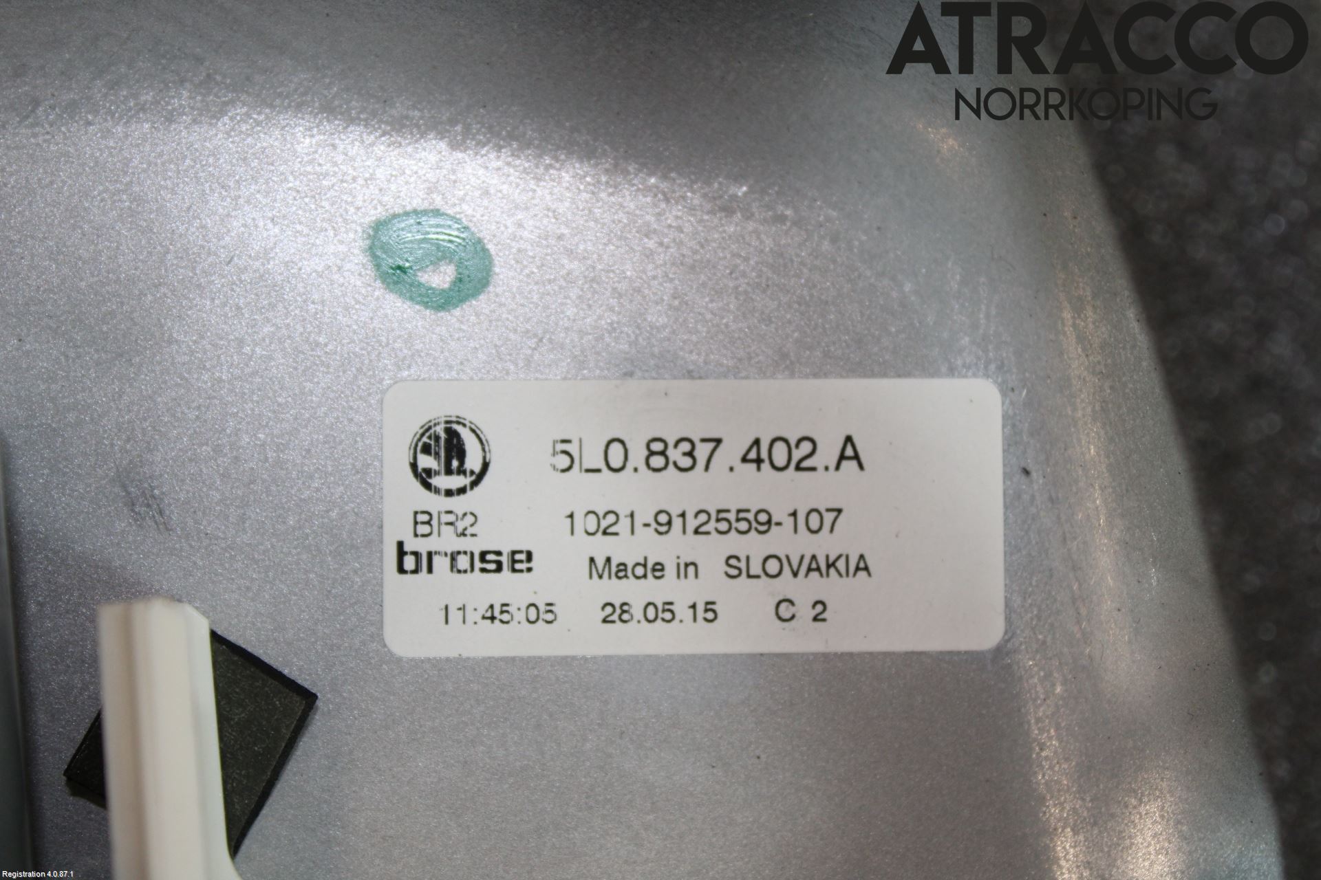 Skoda YETI Fönsterhiss El Kompl