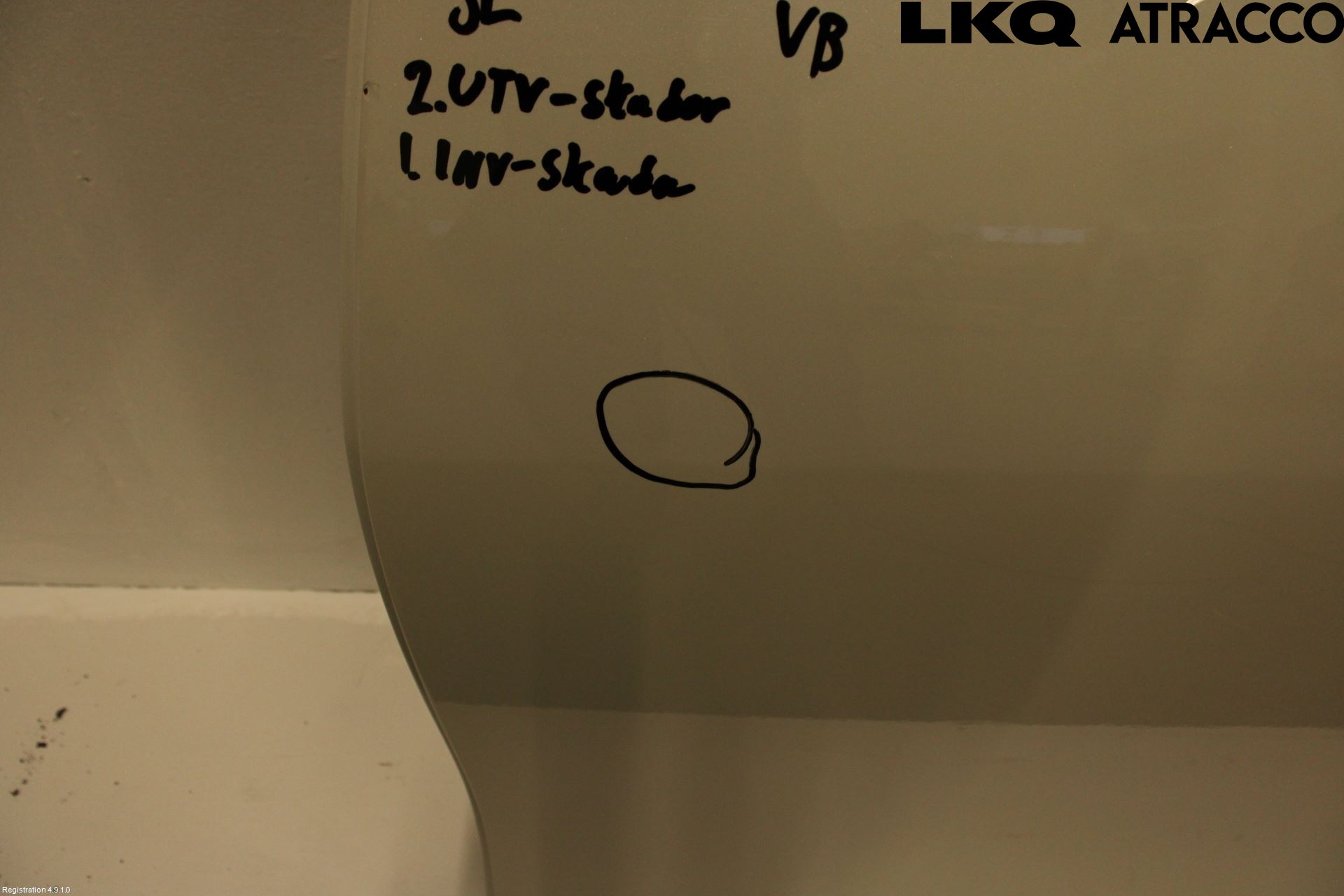 Toyota HILUX 16- Dörr Bak Vänster