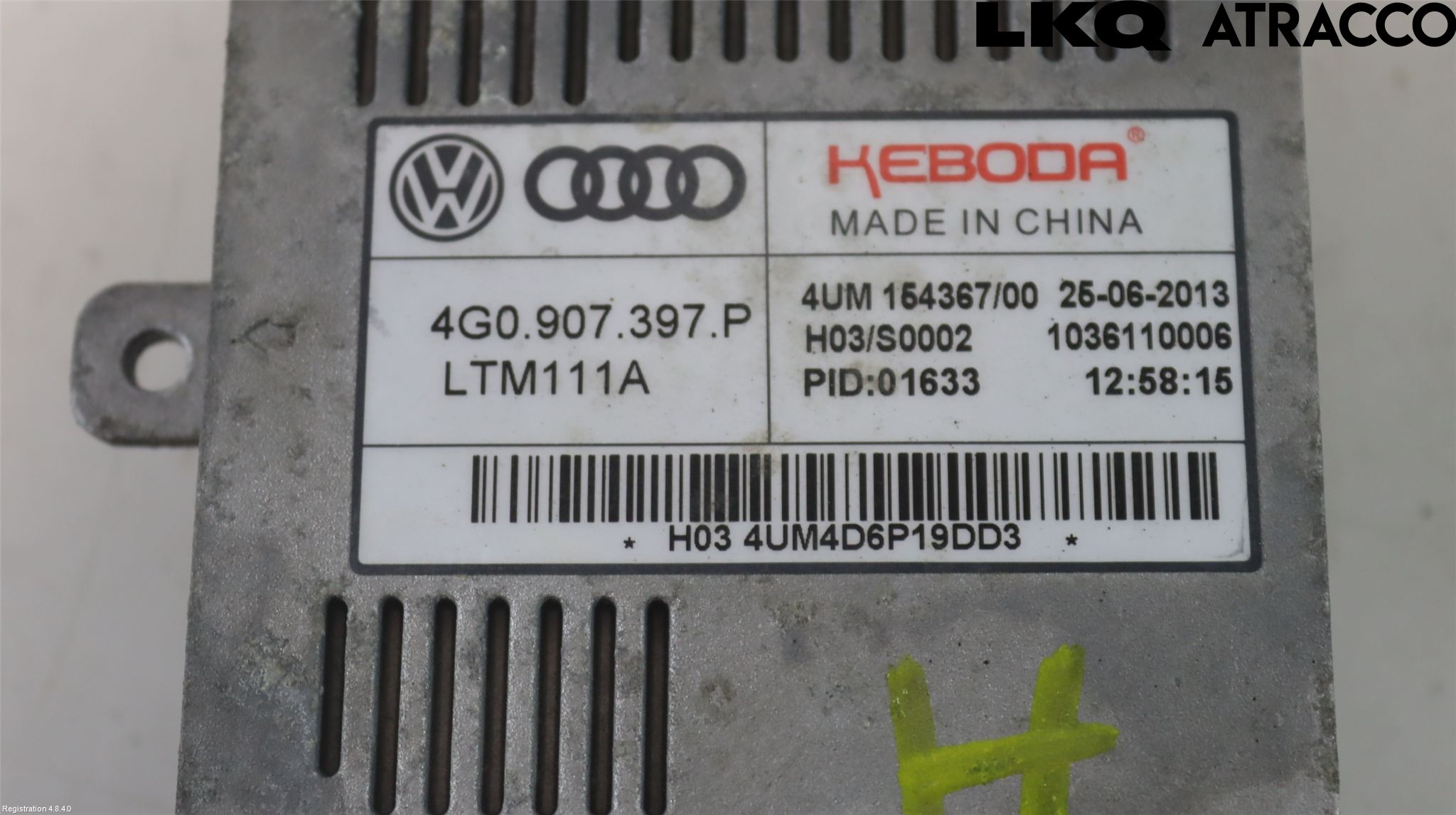 Audi A3/S3 05-13 Styrenhet Strålkastare