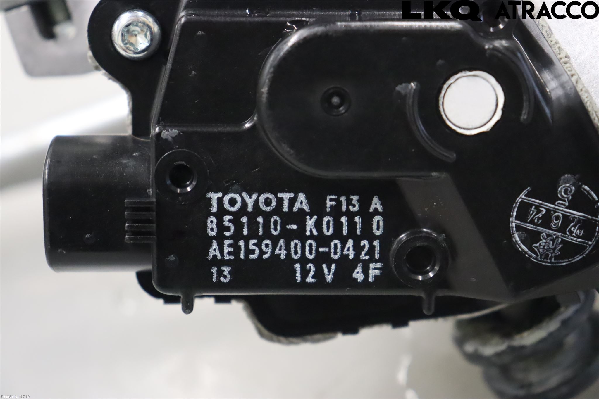 Toyota YARIS XP21 20- Torkarmekanism Vindruta