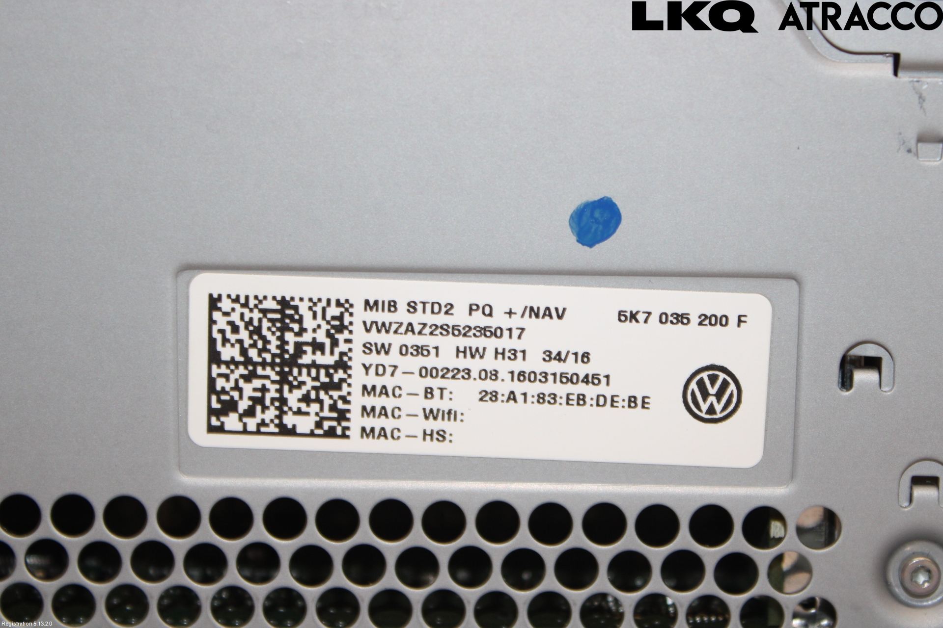 Volkswagen VW AMAROK 2H 10-22 Cd Radio - Multimediapanel