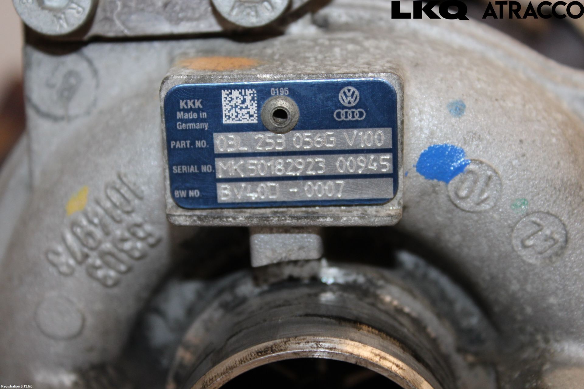 Volkswagen VW TIGUAN 07-16 Turboaggregat