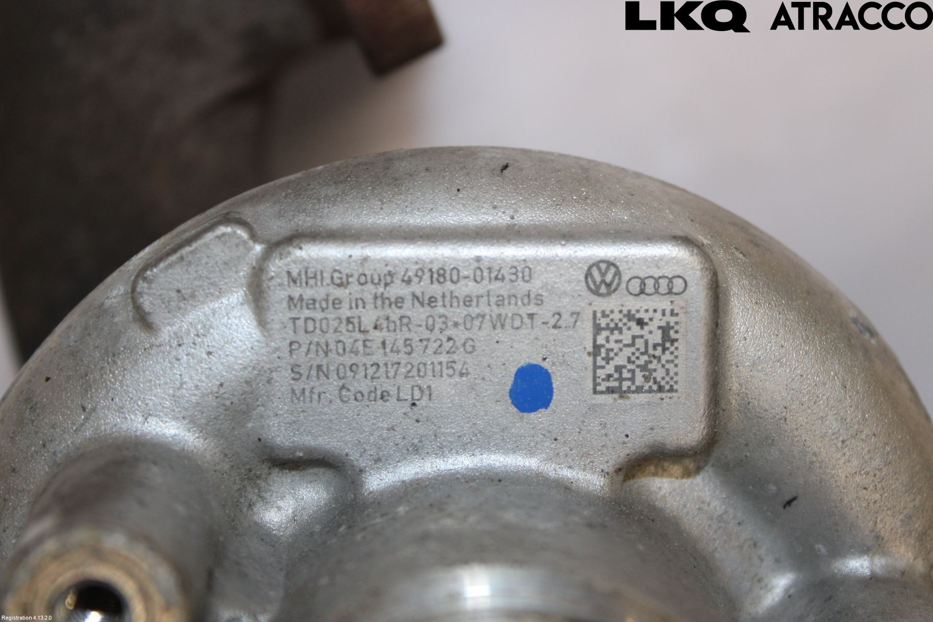 Volkswagen VW PASSAT 15-19 Turboaggregat