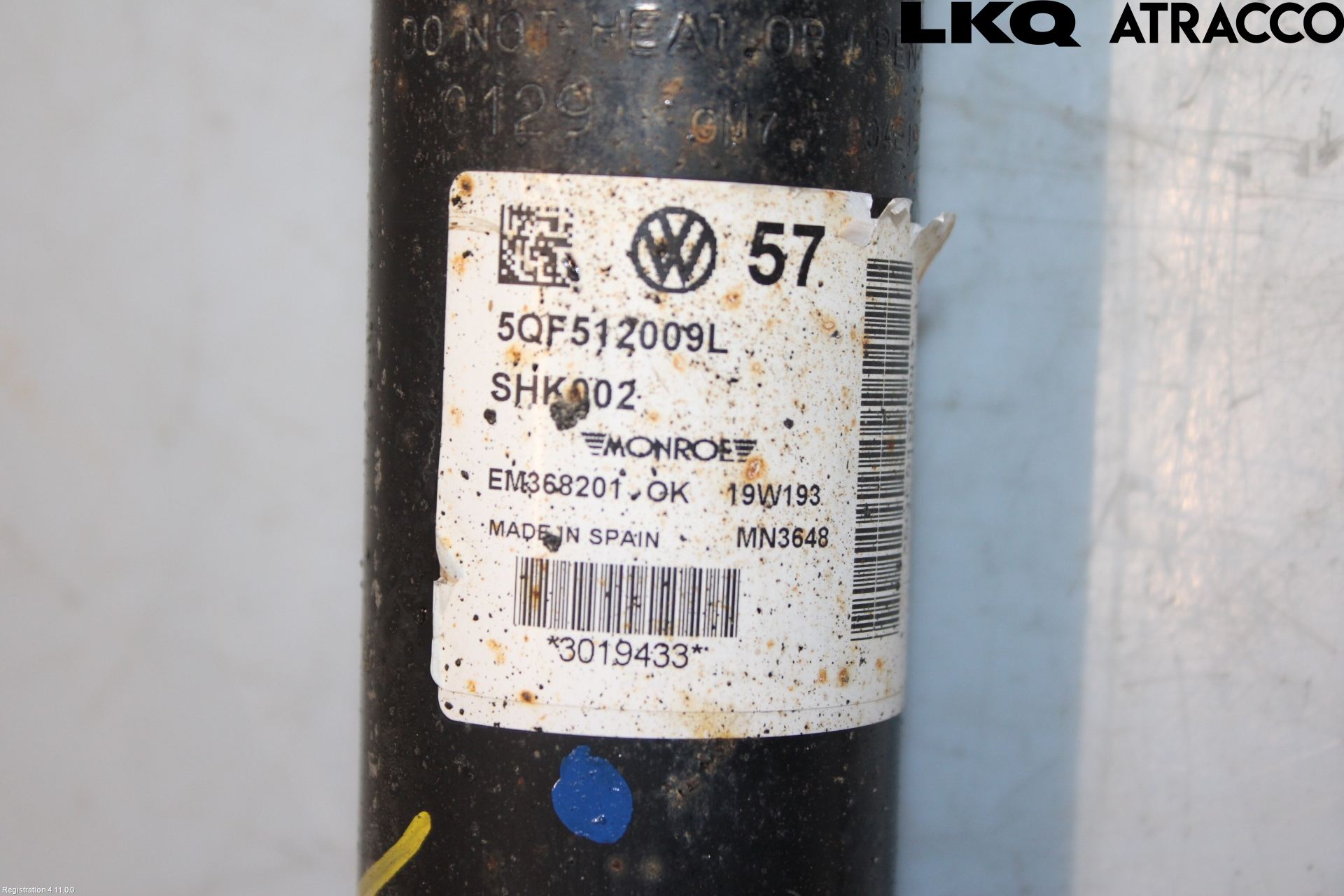Skoda KODIAQ 17-24 Stötdämpare Bak