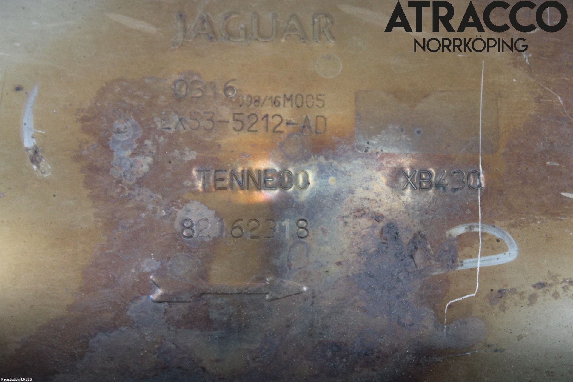 Jaguar F-TYPE Avgas Mellandämpare