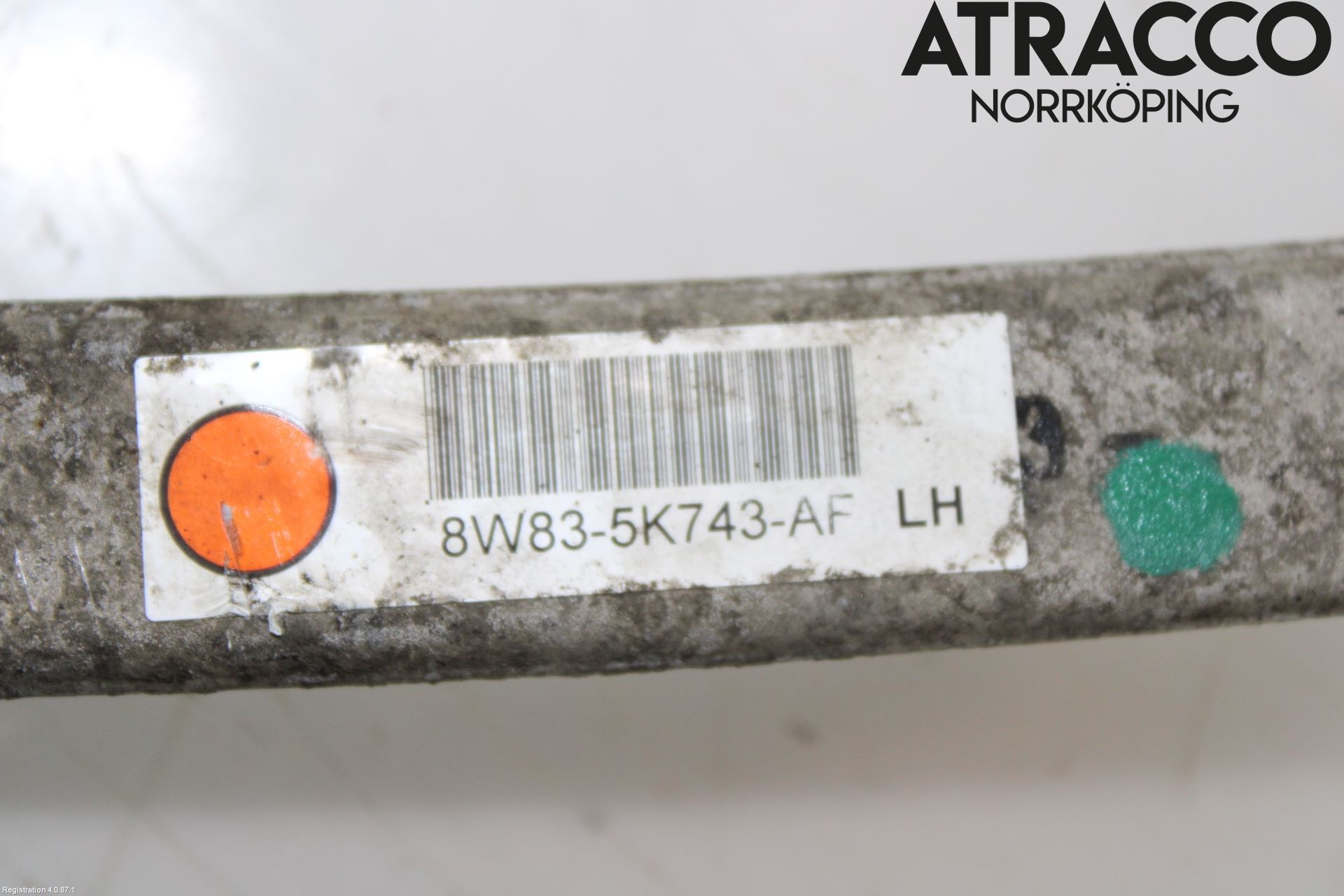 Jaguar XF 08-15 Bärarm Bak Övre Vänster