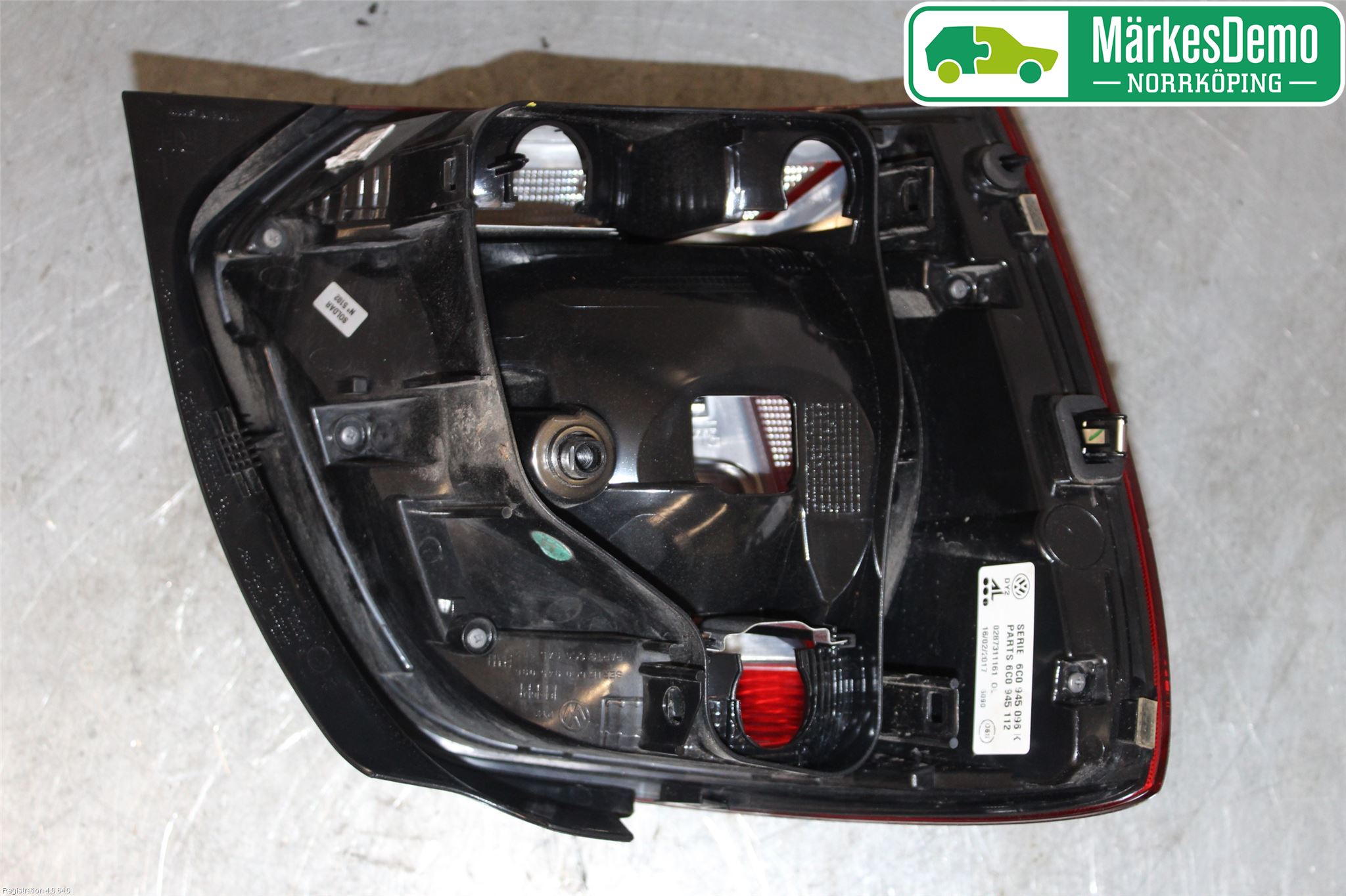 Volkswagen VW POLO 10-17 Bakljus Höger