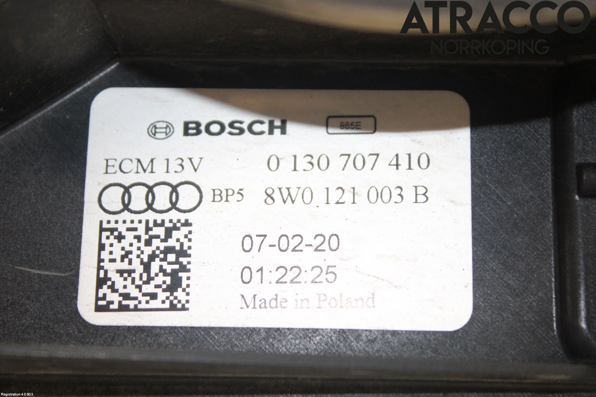 Audi E-TRON, S GE 19- Kylfläkt El