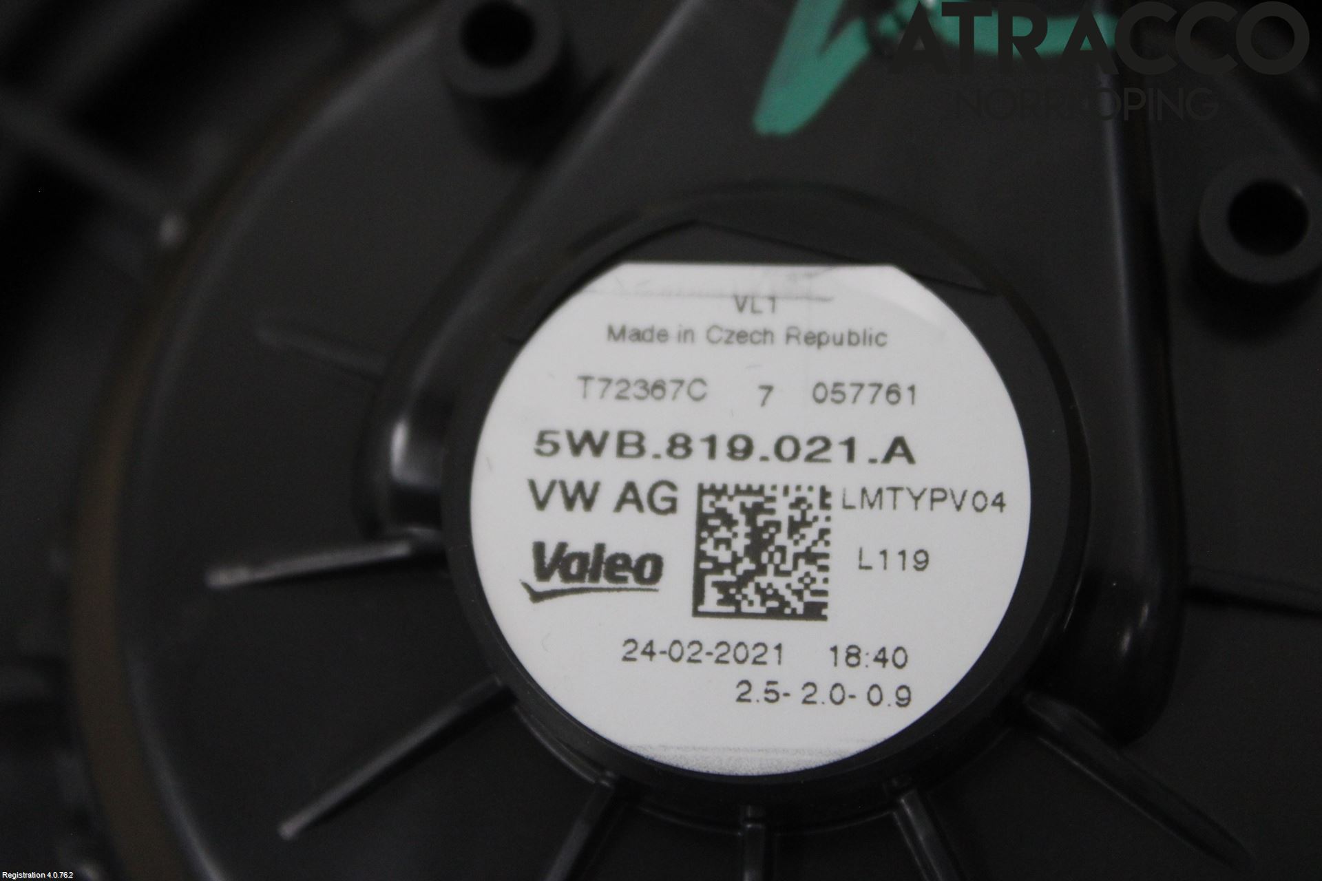 Volkswagen VW ARTEON 17- Värmefläkt