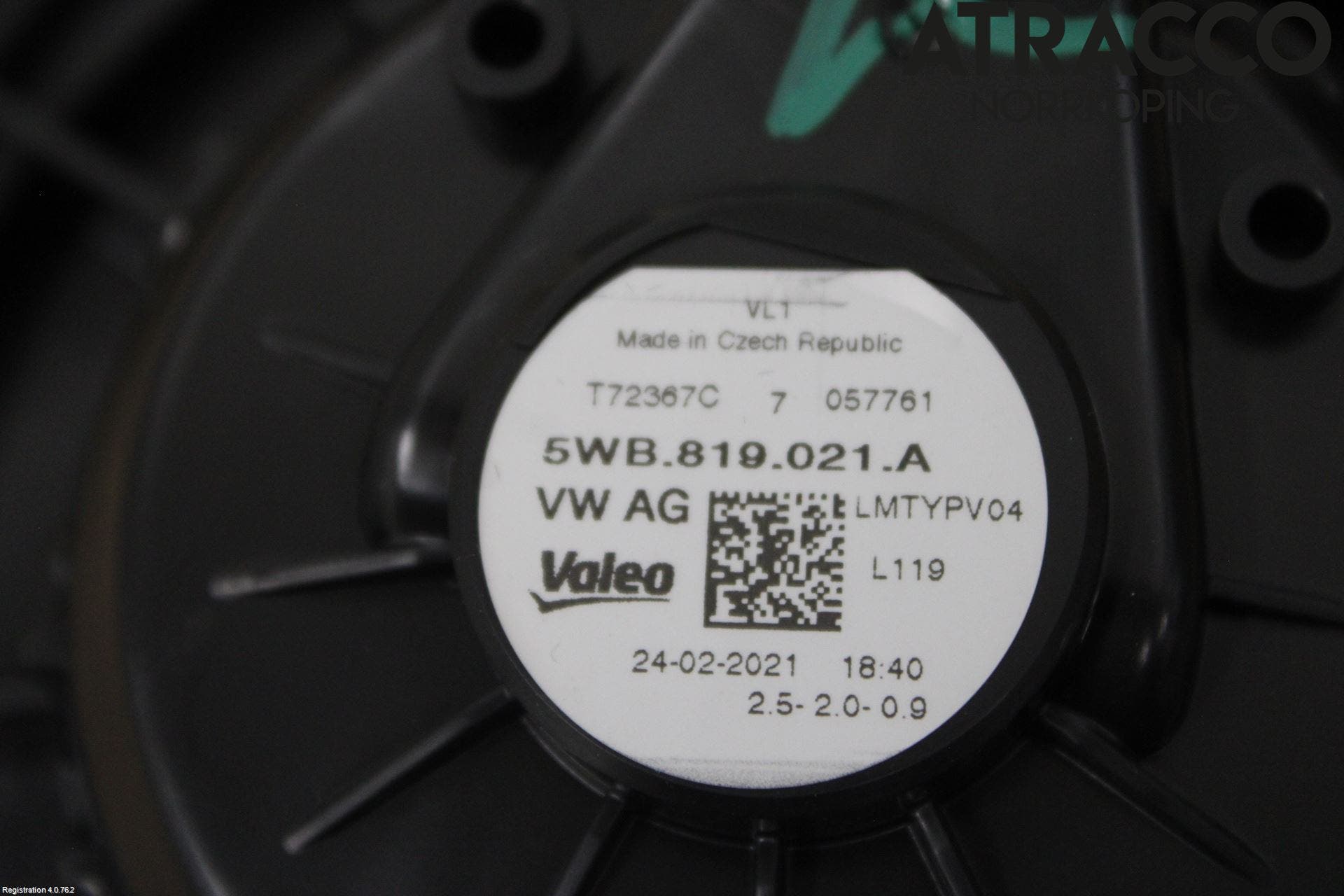 Volkswagen VW ARTEON 17- Värmefläkt