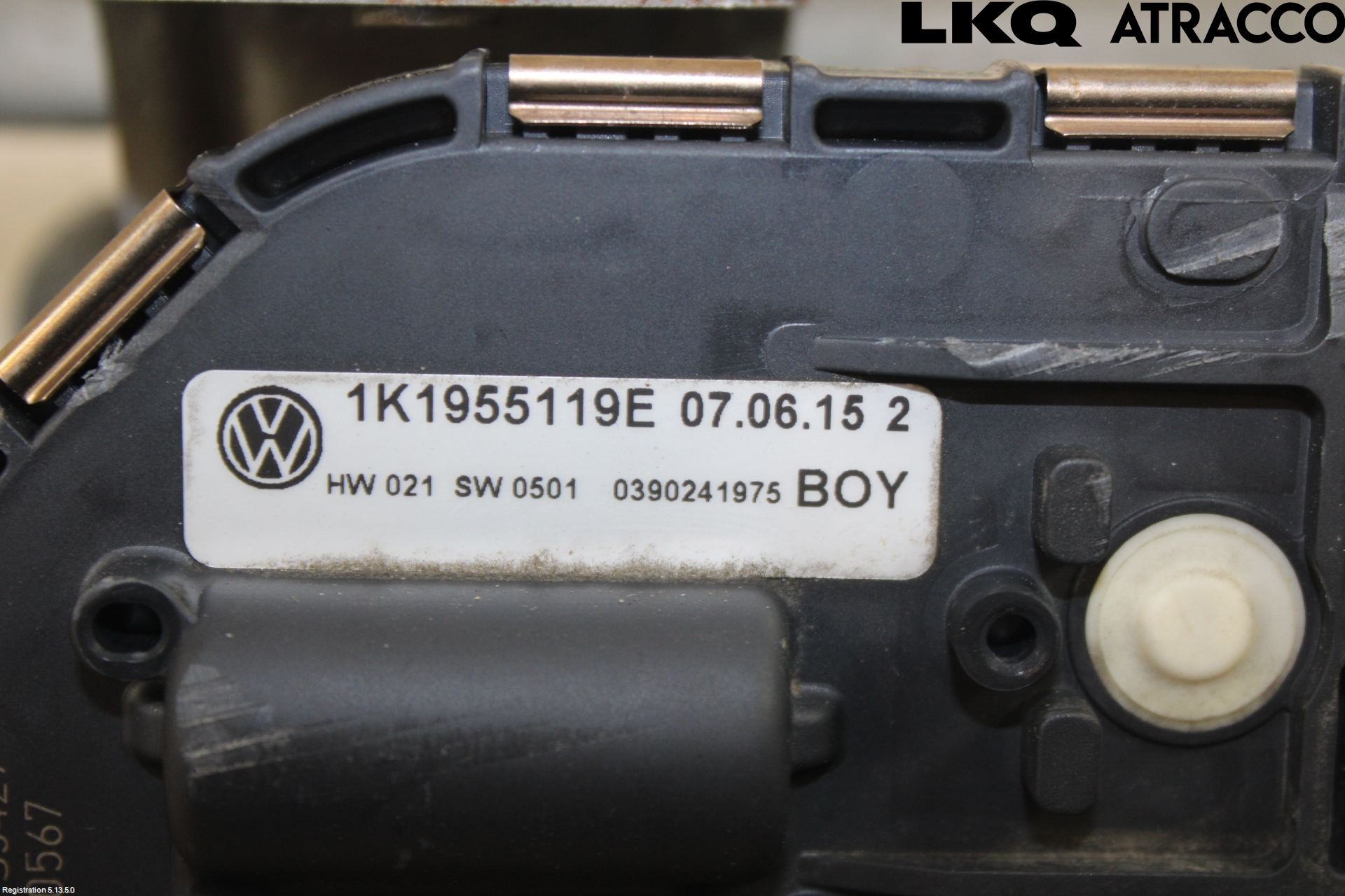 Volkswagen VW GOLF V 04-09 Torkarmekanism Vindruta