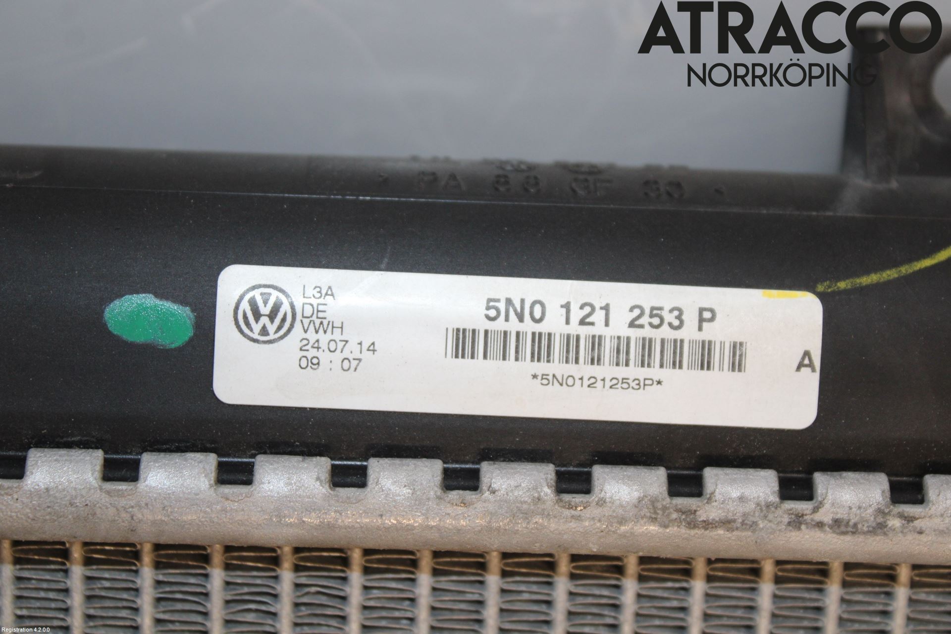 Volkswagen VW TIGUAN 07-16 Kylare Man