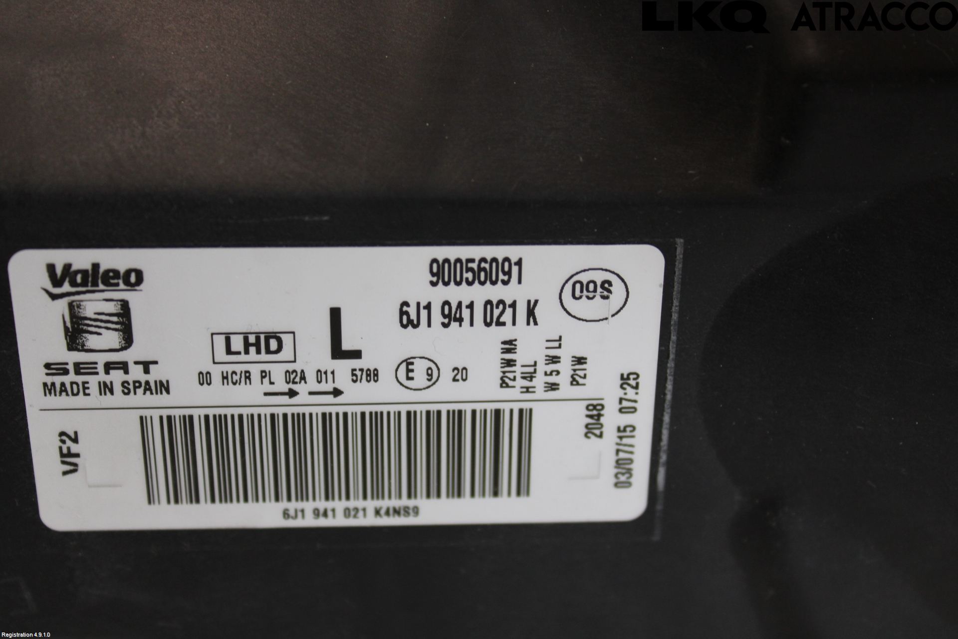 Seat IBIZA IV 08-16 Strålkastare Vänster