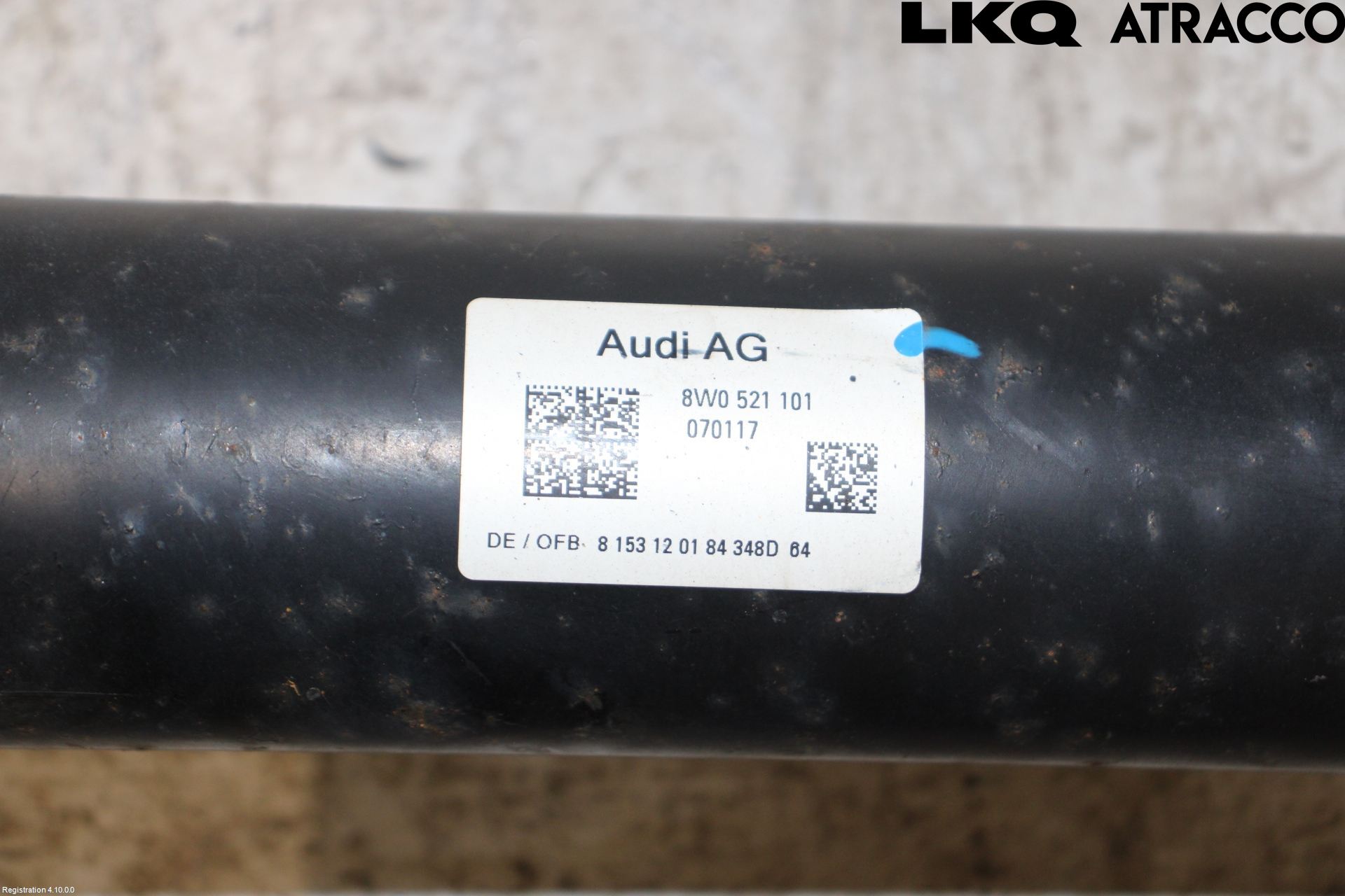 Audi A4/S4 B9 16-19 Mellanaxel Komp