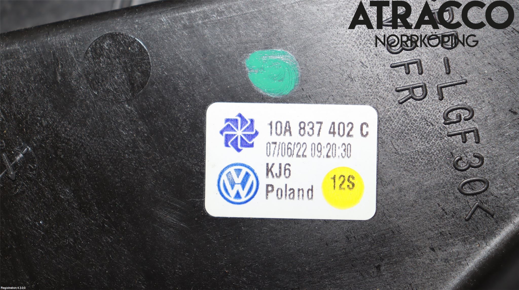 Volkswagen VW ID.3 21- Fönsterhiss El Kompl