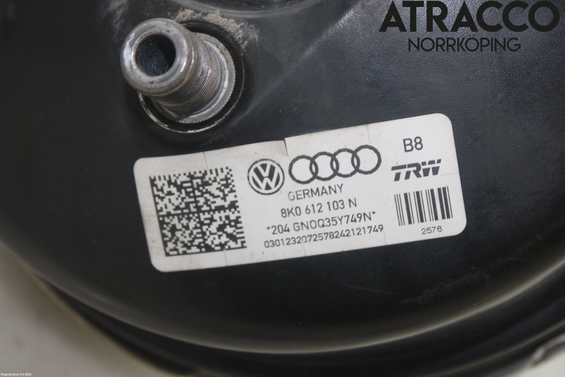 Audi A4 12-15 Bromsservo