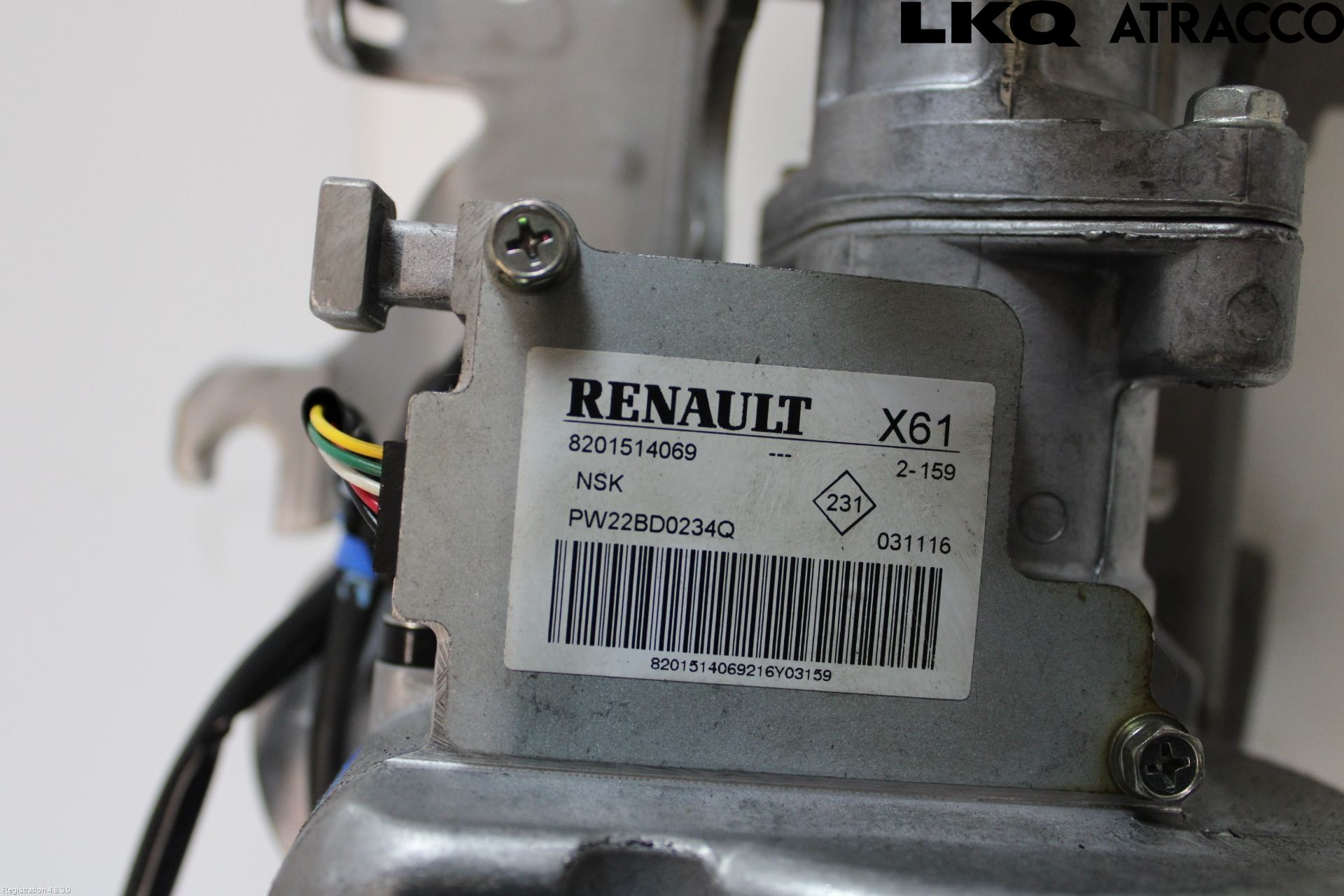 Renault KANGOO II 15-21 Rattaxelagg Med Inb Servo