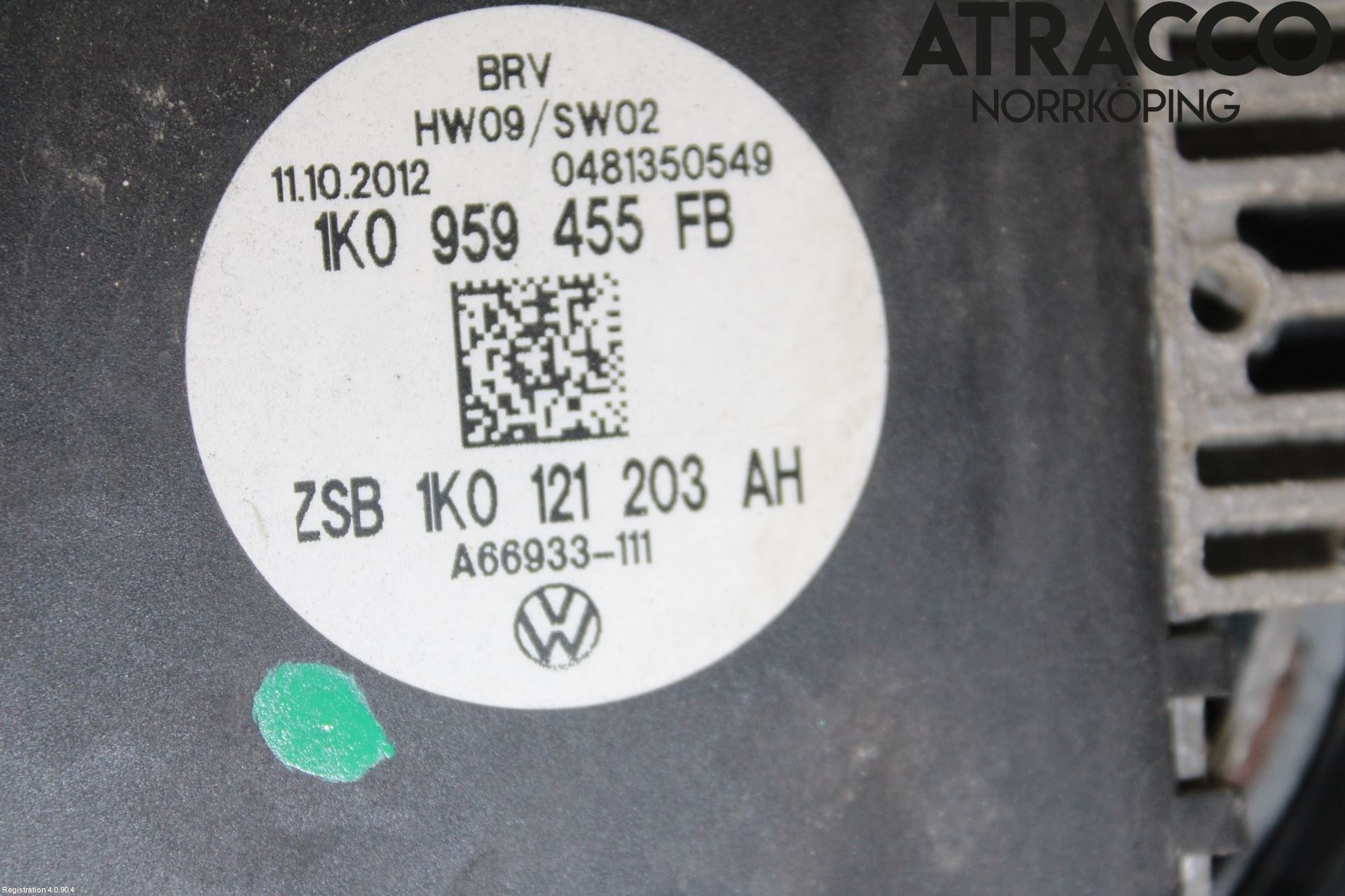 Audi A3/S3 05-13 Kylfläkt El