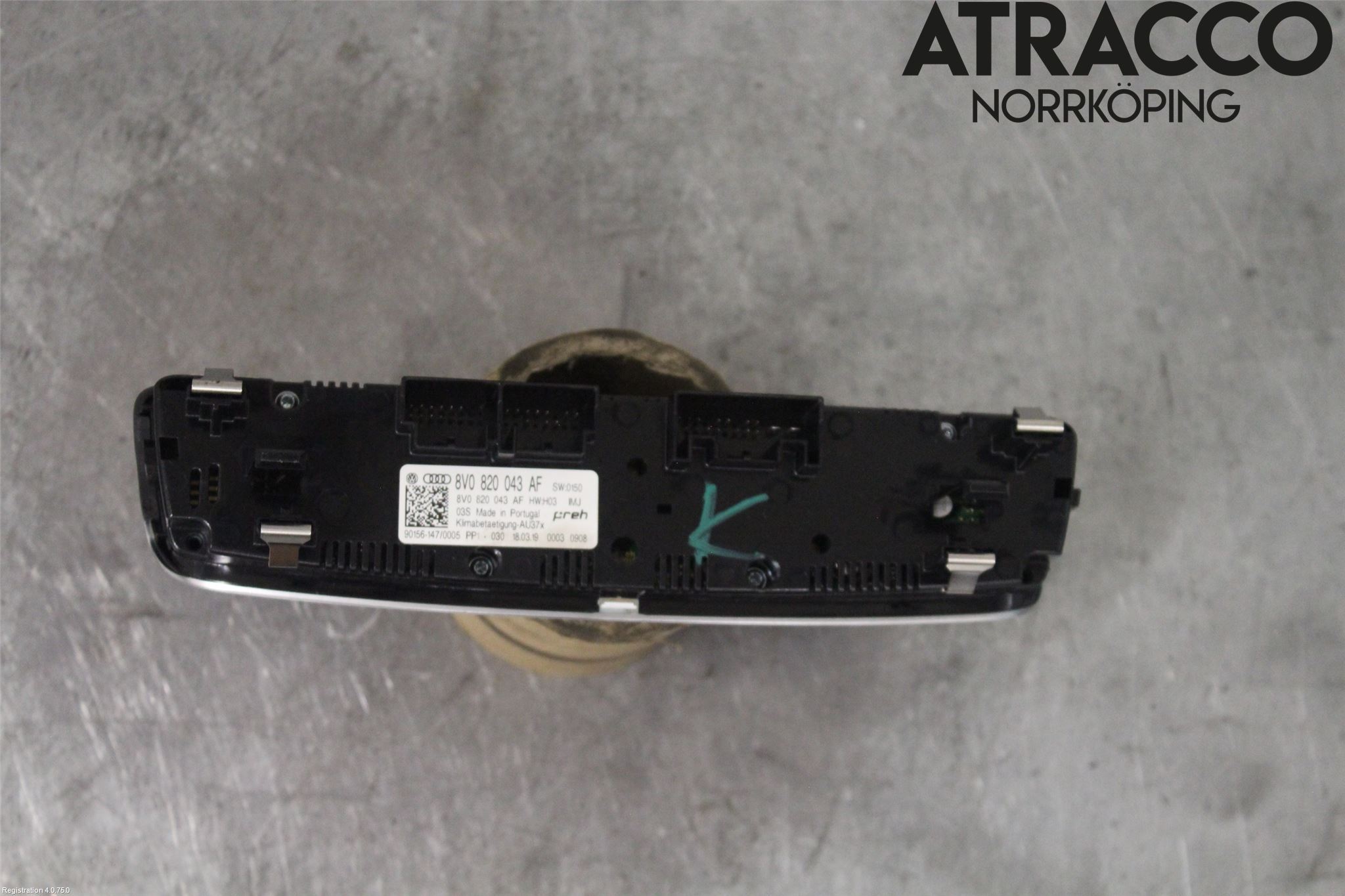 Audi A3/S3 8V 13-20 Värmereglage