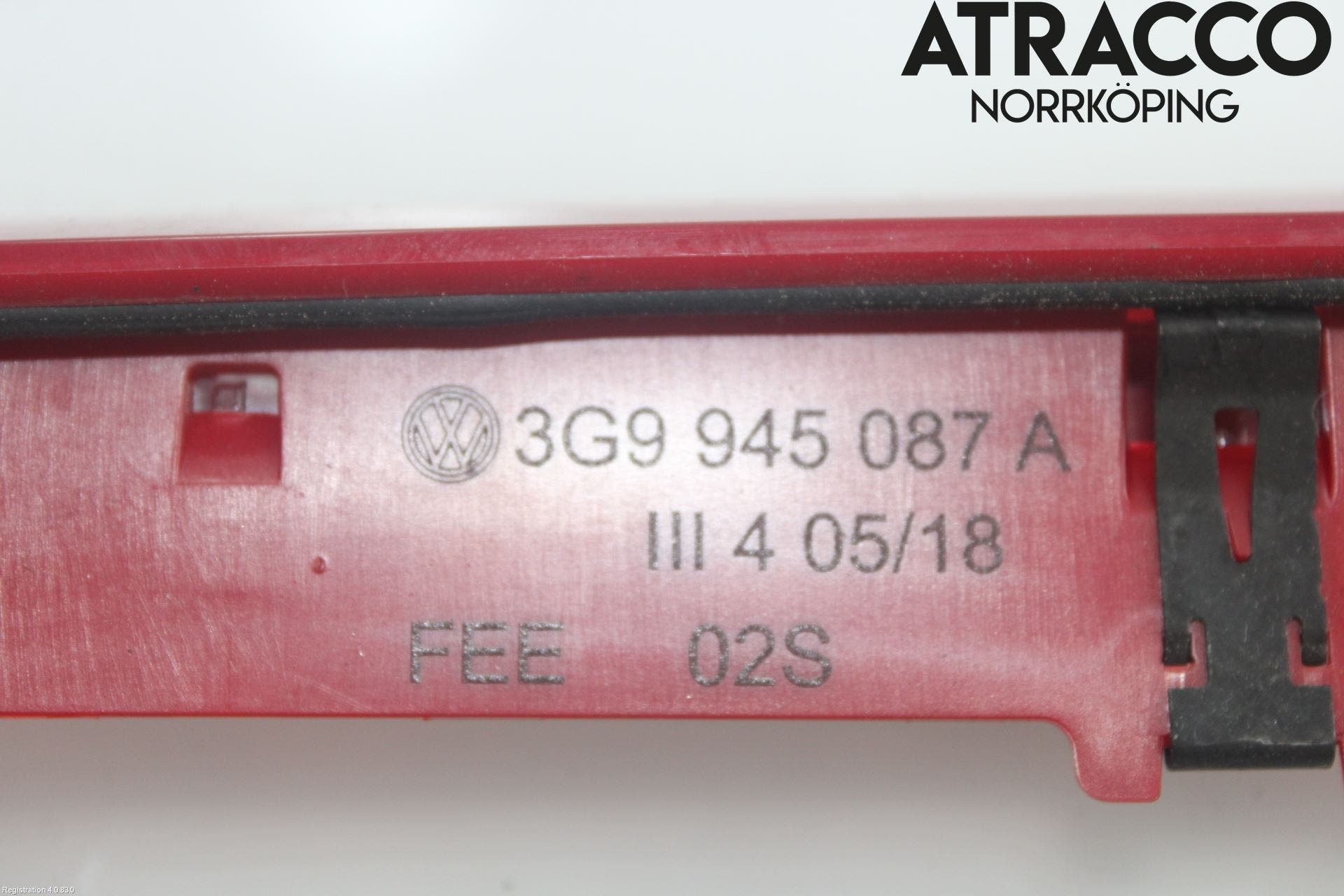 Volkswagen VW PASSAT 15-19 Bromsljus Bakruta