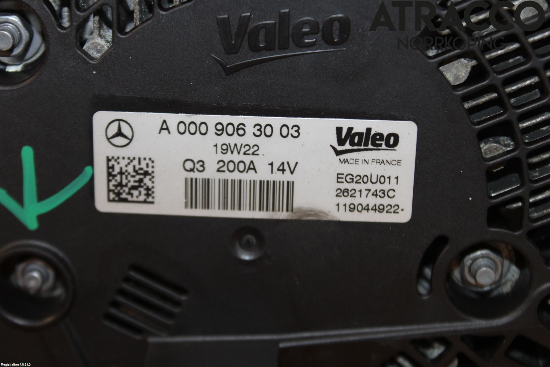 Mercedes-Benz MB CLA-KLASS (C118/X118) 19- Generator