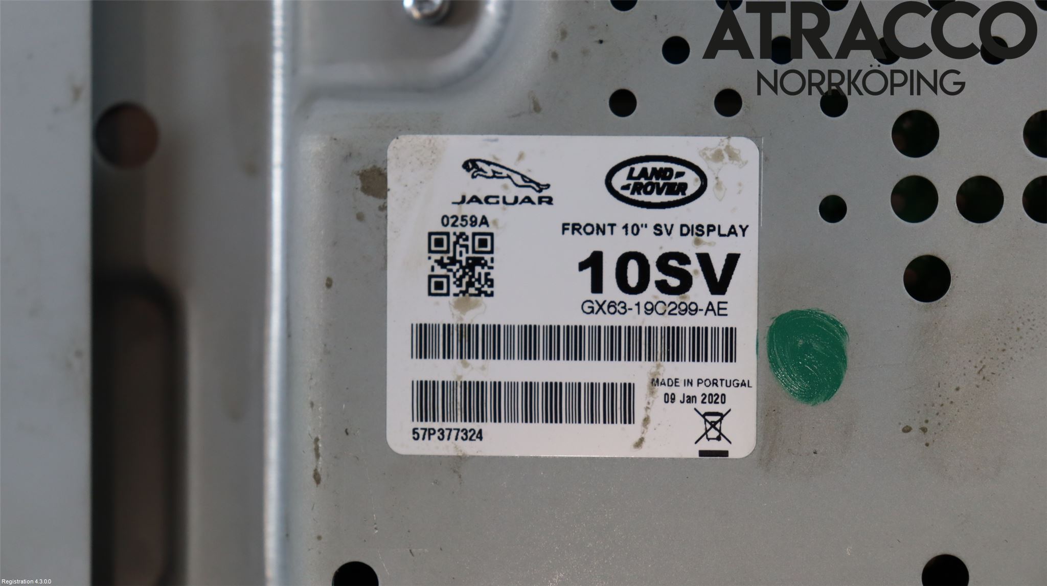 Jaguar F-PACE Bildskärm