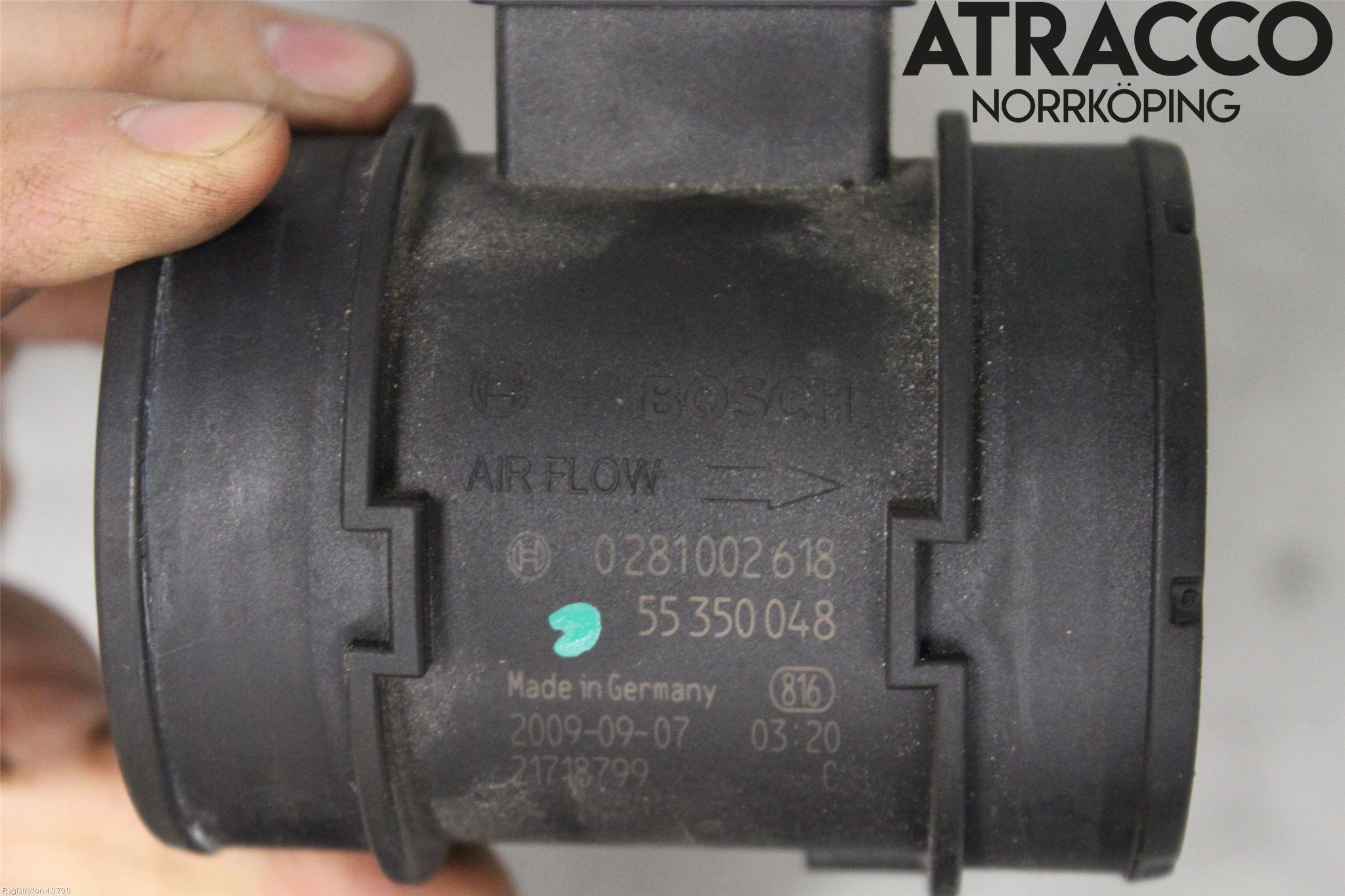 Saab 9-3 VER2/VER3 08-15 Injluftmassamätare