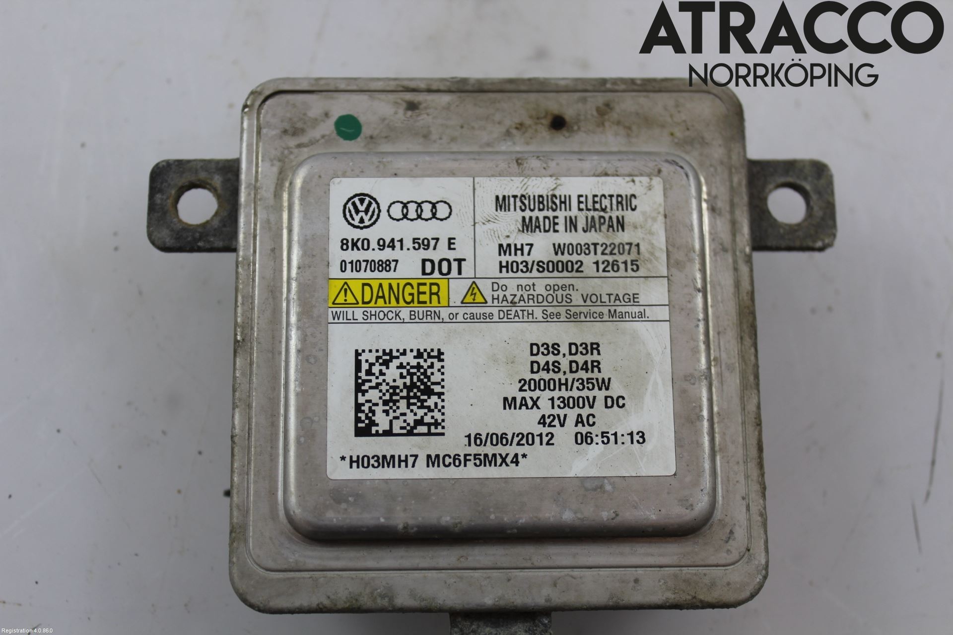 Audi A4 12-15 Styrenhet Strålkastare