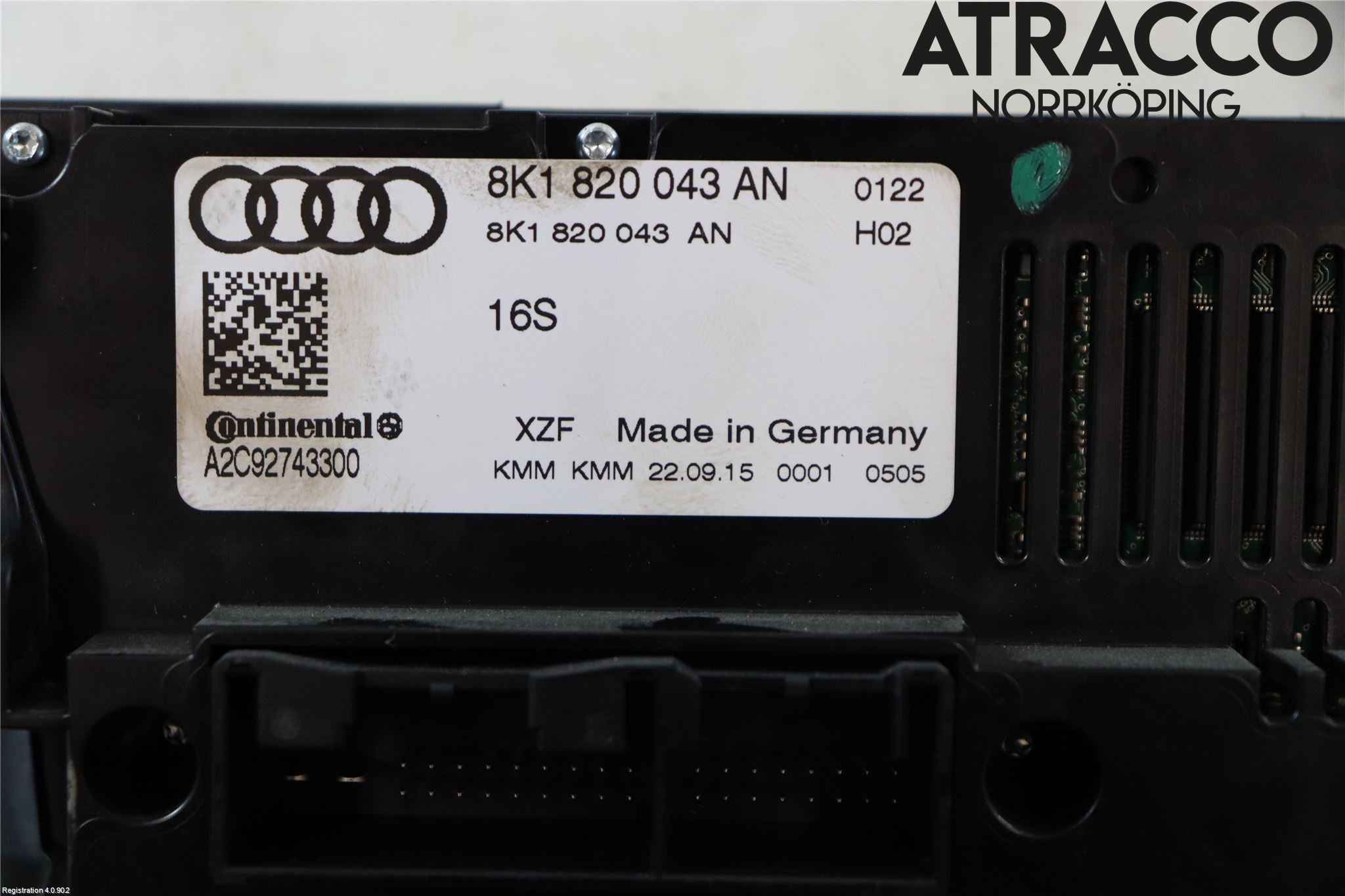 Audi A5 07-16 Värmereglage