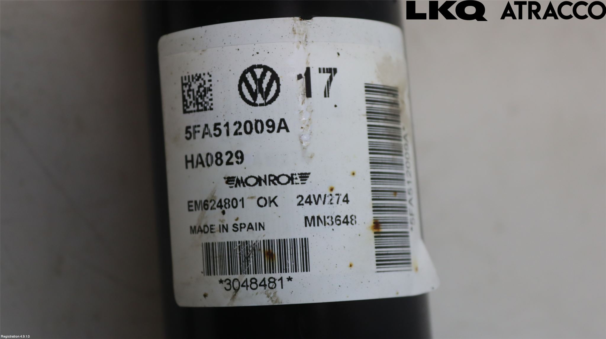 Seat LEON 20- Stötdämpare Bak