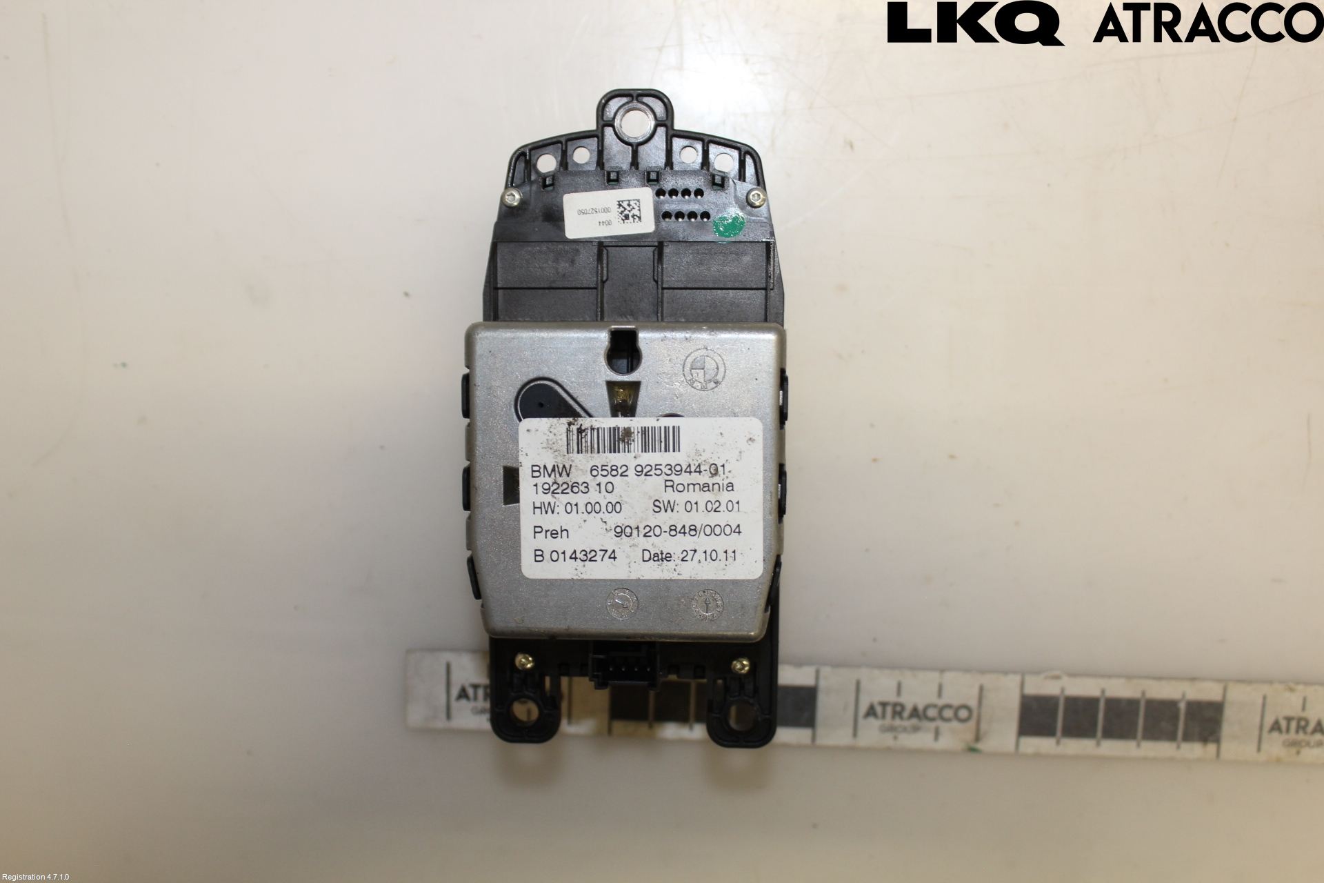 BMW 5 F10/F11/F18 09-17 Strömställare Färddator