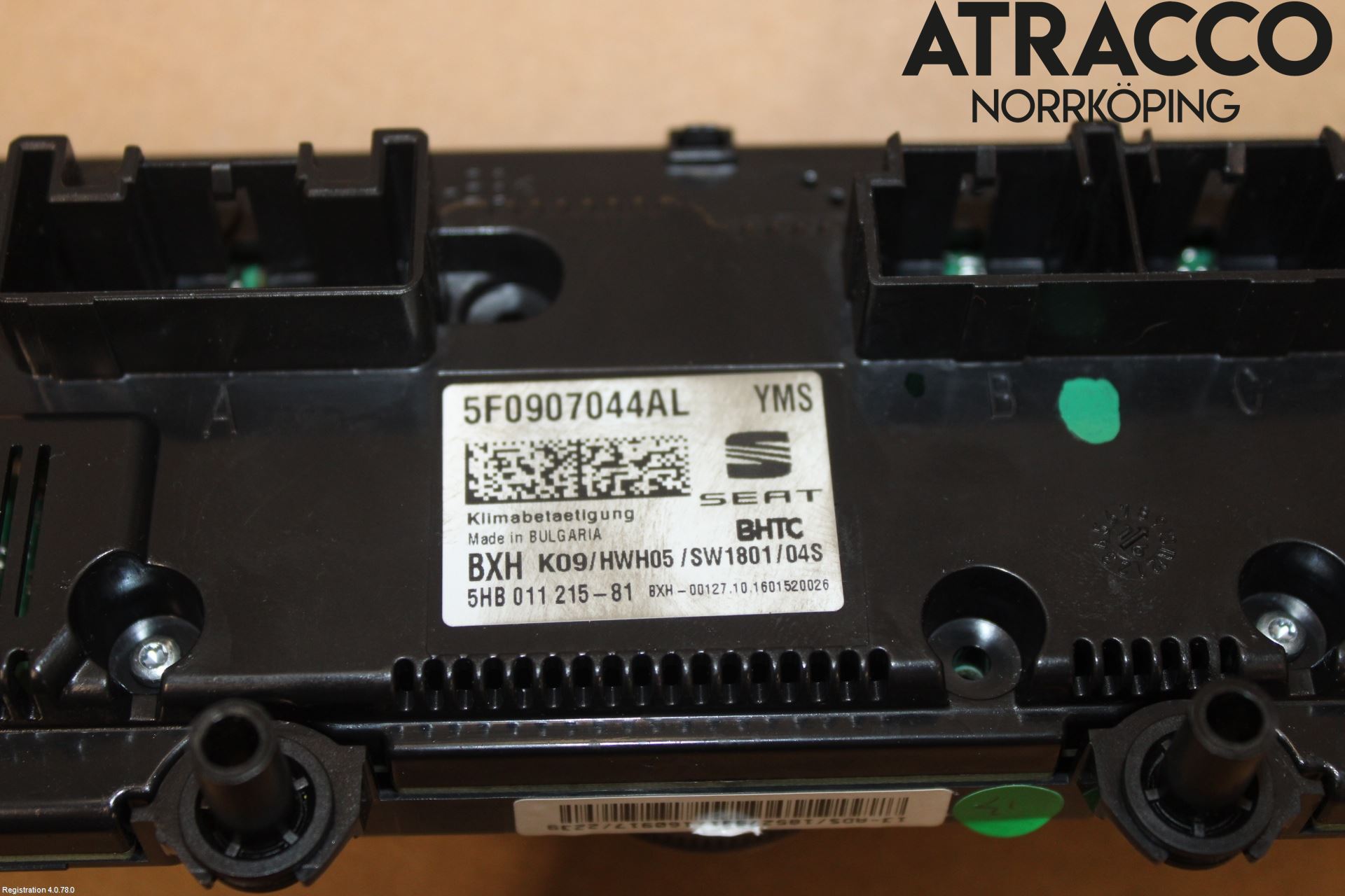 Seat LEON 13-20 Värmereglage