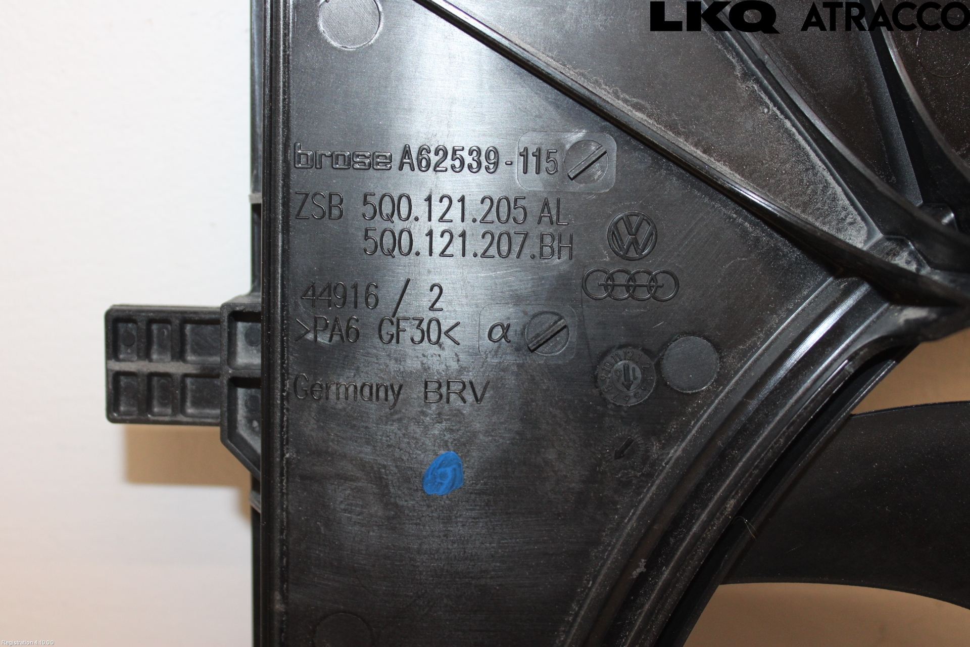 Audi A3/S3 8V 13-20 Kylfläkt El